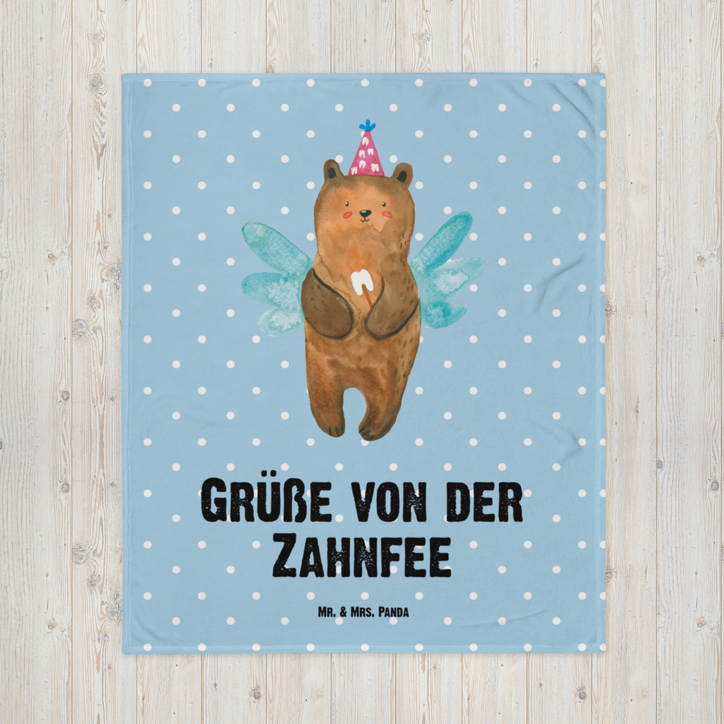 Kuscheldecke Zahnfee Bär Decke, Wohndecke, Tagesdecke, Wolldecke, Sofadecke, Bär, Teddy, Teddybär, Zahnfee, Fee, Milchzahn, Erster Zahn