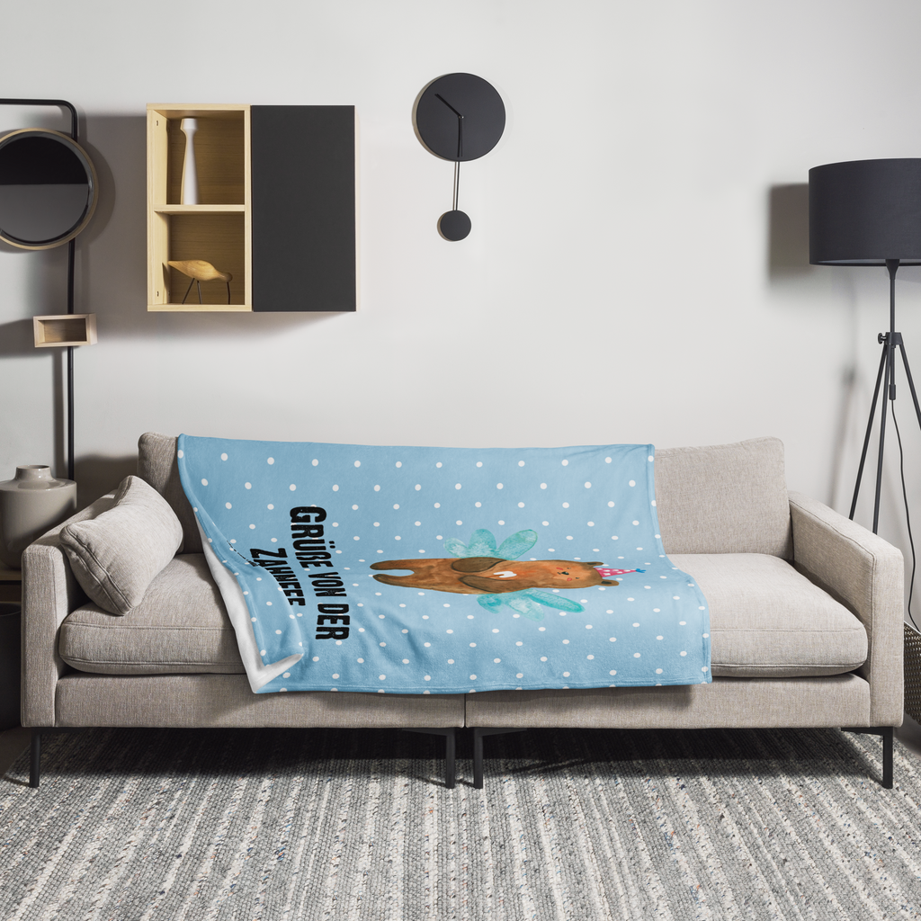 Kuscheldecke Zahnfee Bär Decke, Wohndecke, Tagesdecke, Wolldecke, Sofadecke, Bär, Teddy, Teddybär, Zahnfee, Fee, Milchzahn, Erster Zahn