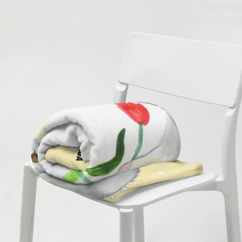 Kuscheldecke Chinchilla mit Blume Decke, Wohndecke, Tagesdecke, Wolldecke, Sofadecke, Tiermotive, Gute Laune, lustige Sprüche, Tiere, Chinchilla, Chinchillas, Liebeskummer, Kummer, Depressionen, traurig sein, Chaos, Glücklichsein, Büro, Büroalltag