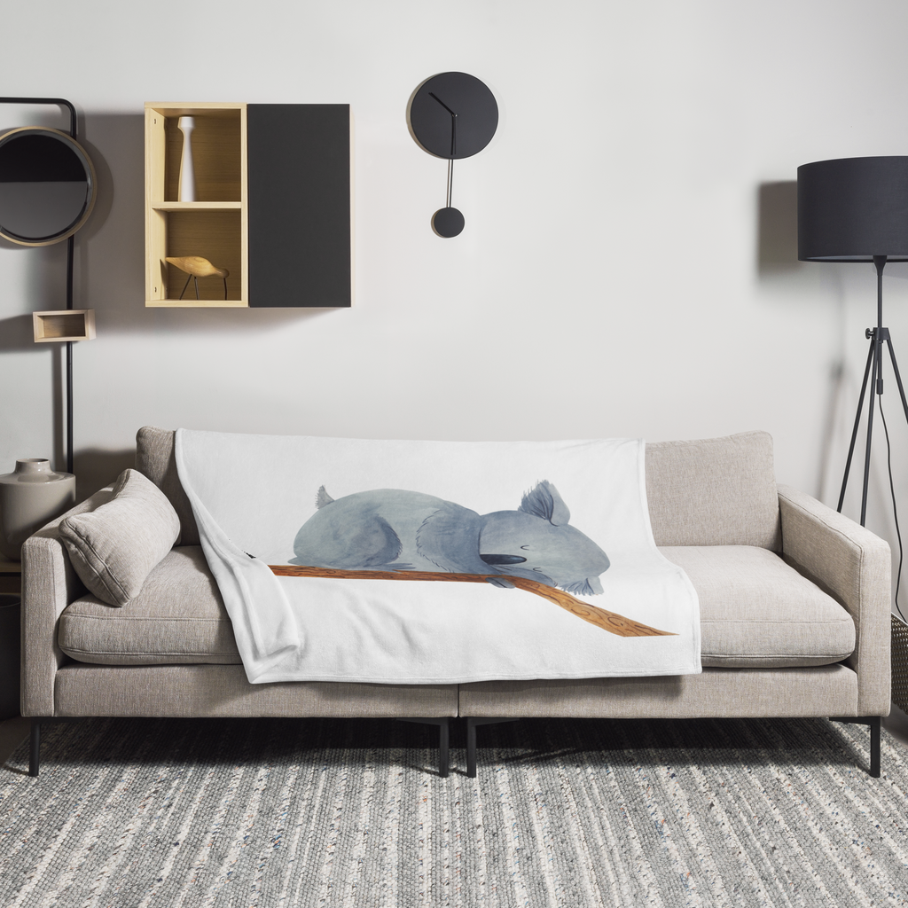Kuscheldecke Koalabär Decke, Wohndecke, Tagesdecke, Wolldecke, Sofadecke, Tiermotive, Gute Laune, lustige Sprüche, Tiere, Koala, träumen, Traum, schlafen, Schlafzimmer, Traumland, Bär, Koalabär