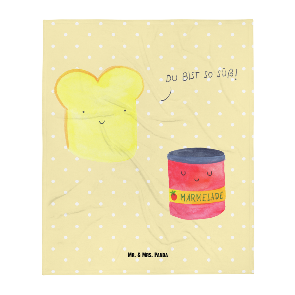 Kuscheldecke Toast & Marmelade Decke, Wohndecke, Tagesdecke, Wolldecke, Sofadecke, Tiermotive, Gute Laune, lustige Sprüche, Tiere, Toast, Marmelade, Dreamteam, süße Postkarte, süß, Küche Deko, Küche Spruch, Frühstück Einladung, Brot, Toastbrot