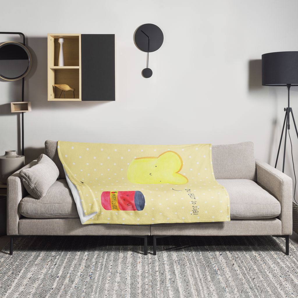 Kuscheldecke Toast & Marmelade Decke, Wohndecke, Tagesdecke, Wolldecke, Sofadecke, Tiermotive, Gute Laune, lustige Sprüche, Tiere, Toast, Marmelade, Dreamteam, süße Postkarte, süß, Küche Deko, Küche Spruch, Frühstück Einladung, Brot, Toastbrot