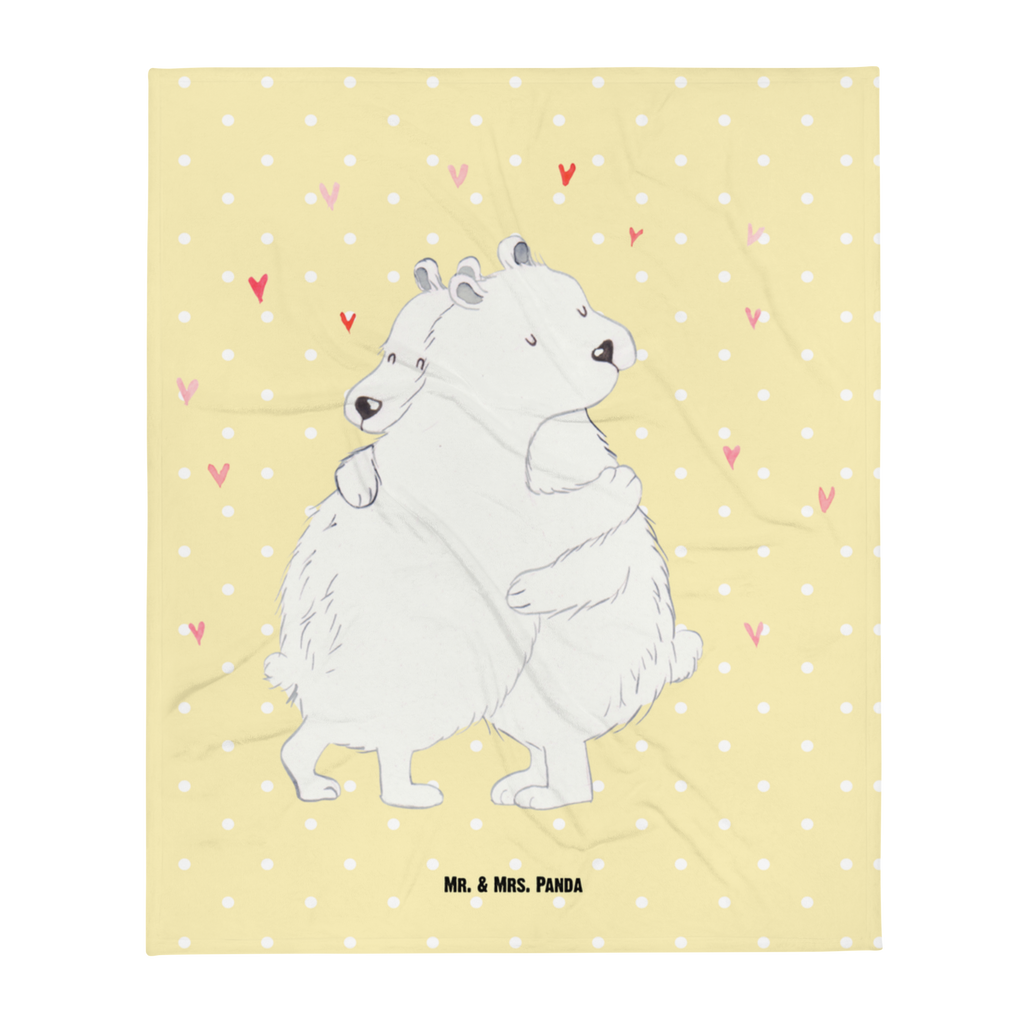 Kuscheldecke Eisbär Umarmen Decke, Wohndecke, Tagesdecke, Wolldecke, Sofadecke, Tiermotive, Gute Laune, lustige Sprüche, Tiere