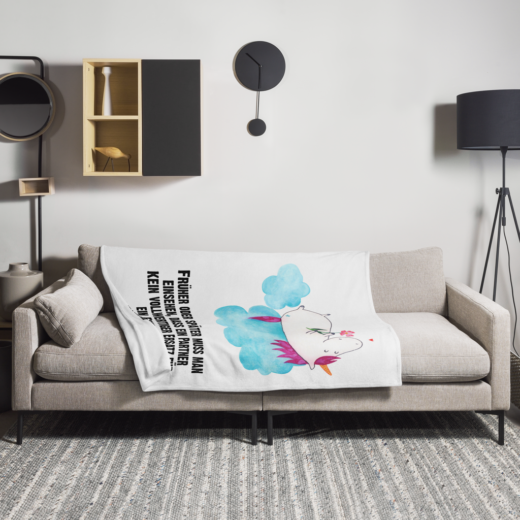 Kuscheldecke Einhorn verliebt auf Wolke Decke, Wohndecke, Tagesdecke, Wolldecke, Sofadecke, Einhorn, Einhörner, Einhorn Deko, Pegasus, Unicorn, verliebt, Liebe, Liebesbeweis, Freundin, Wolke