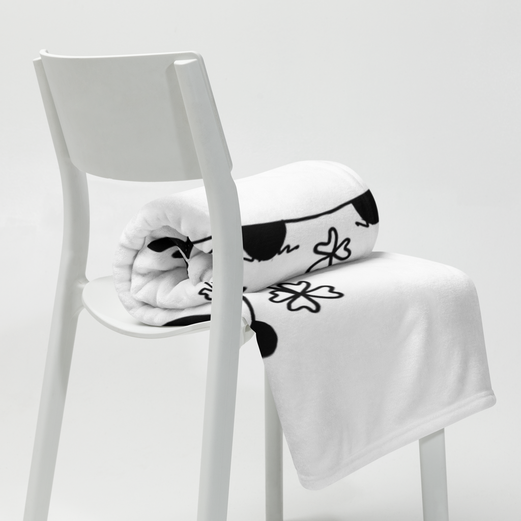 Kuscheldecke Easy & Peasy Viel Glück   Decke, Wohndecke, Tagesdecke, Wolldecke, Sofadecke  