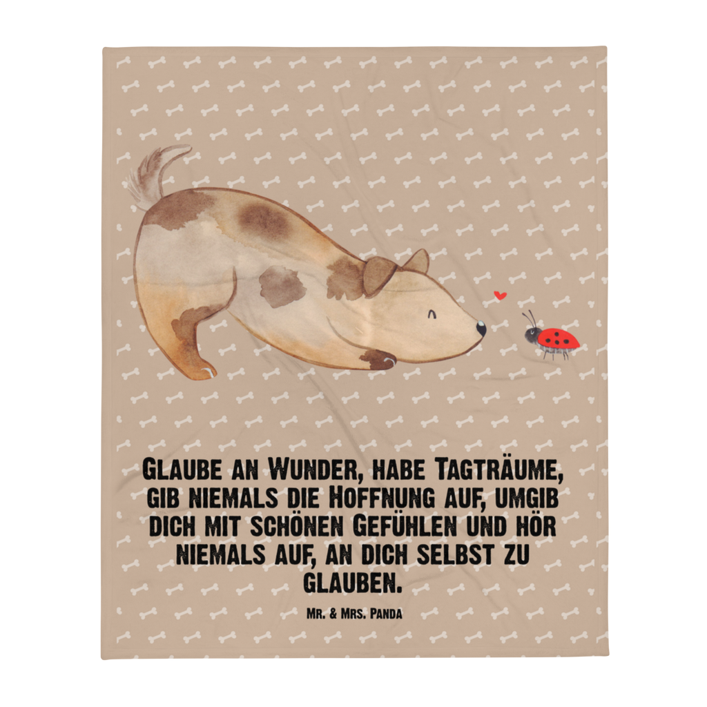 Kuscheldecke Hund Marienkäfer Decke, Wohndecke, Tagesdecke, Wolldecke, Sofadecke, Hund, Hundemotiv, Haustier, Hunderasse, Tierliebhaber, Hundebesitzer, Sprüche, Hunde, Hundespruch, Marienkäfer, Mischling, Mischlinghund