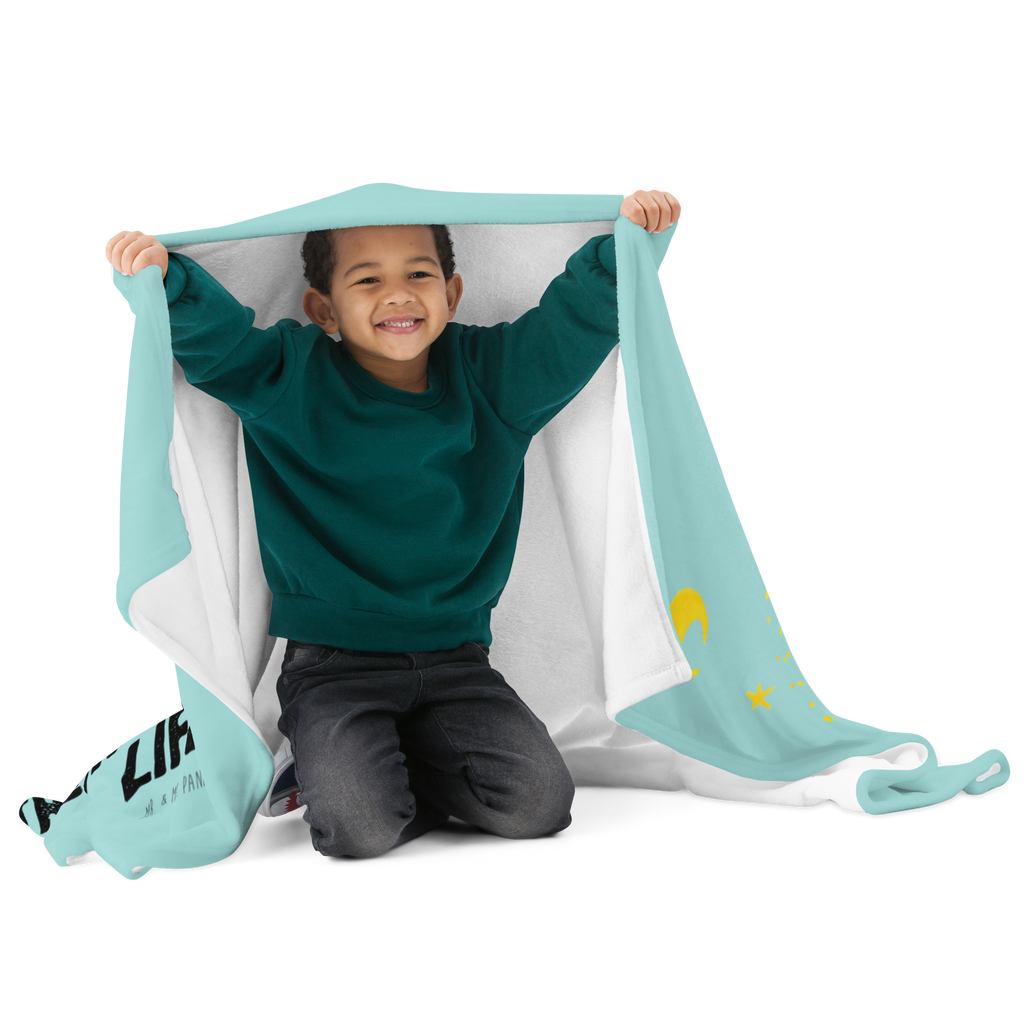 Kuscheldecke Fuchs Sterne Decke, Wohndecke, Tagesdecke, Wolldecke, Sofadecke, Fuchs, Füchse, tröstende Worte, Spruch positiv, Spruch schön, Romantik, Always Look on the Bright Side of Life