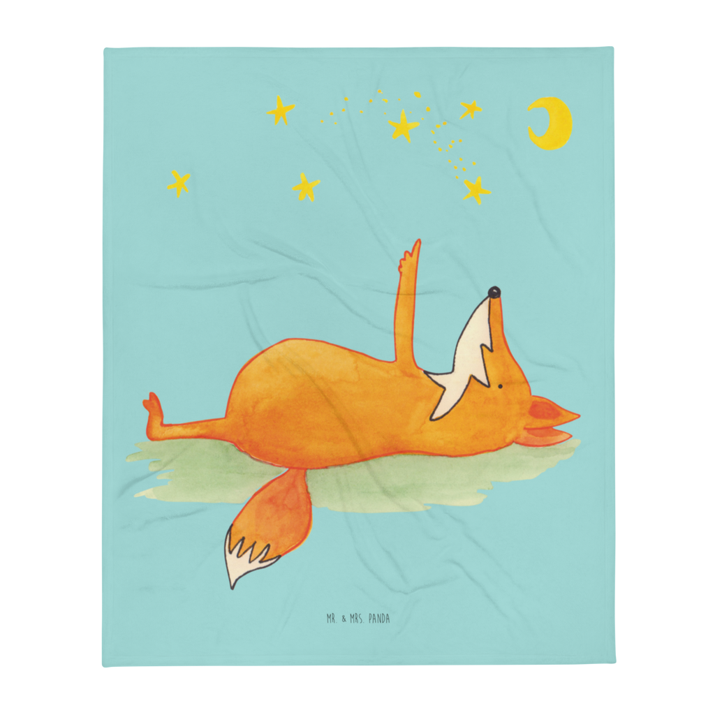Kuscheldecke Fuchs Sterne Decke, Wohndecke, Tagesdecke, Wolldecke, Sofadecke, Fuchs, Füchse, tröstende Worte, Spruch positiv, Spruch schön, Romantik, Always Look on the Bright Side of Life