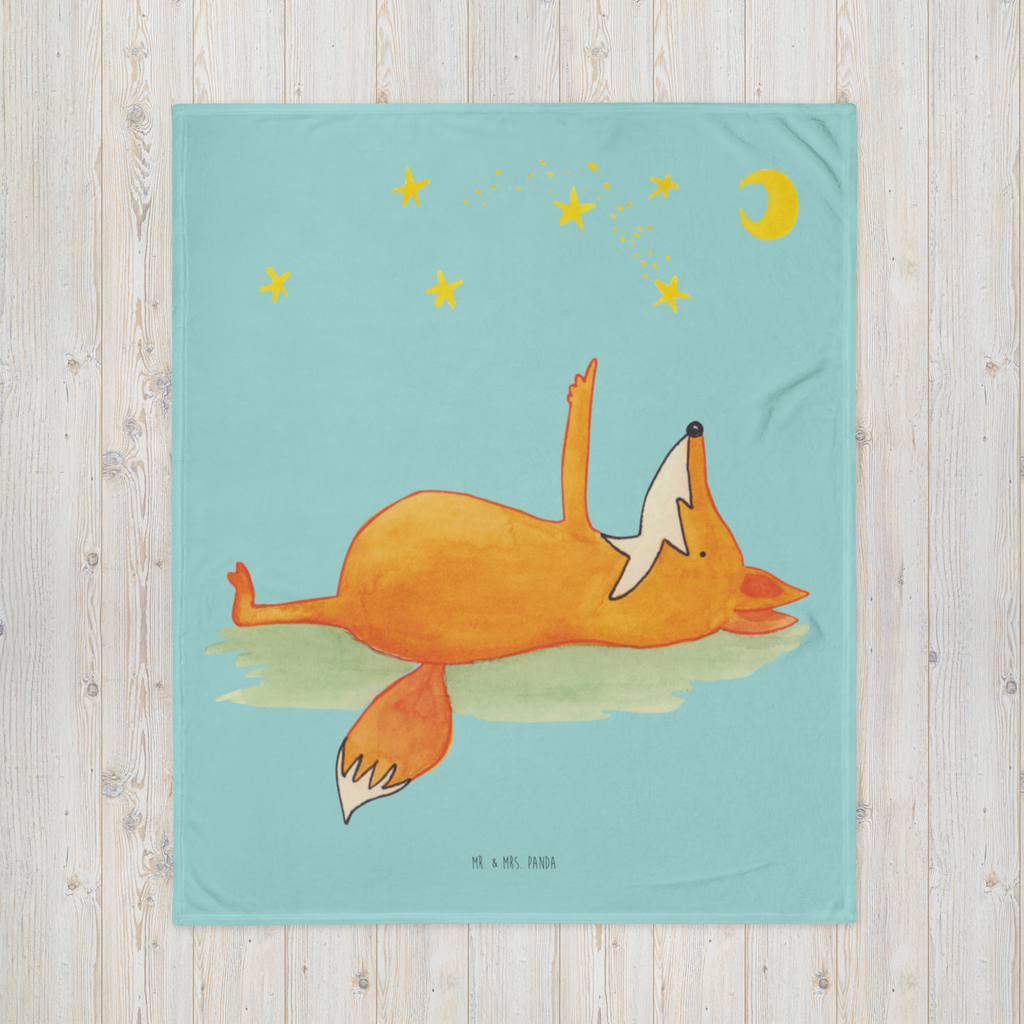 Kuscheldecke Fuchs Sterne Decke, Wohndecke, Tagesdecke, Wolldecke, Sofadecke, Fuchs, Füchse, tröstende Worte, Spruch positiv, Spruch schön, Romantik, Always Look on the Bright Side of Life