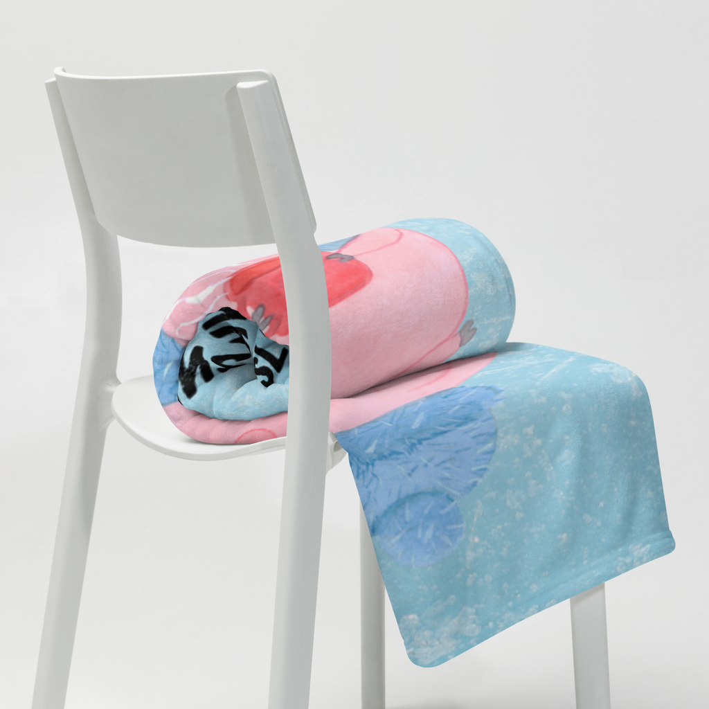 Kuscheldecke Lallelndes Glühschwein Decke, Wohndecke, Tagesdecke, Wolldecke, Sofadecke, Winter, Weihnachten, Weihnachtsdeko, Nikolaus, Advent, Heiligabend, Wintermotiv, Glühwein, Betrunken, Weihnachtsmarkt, Spruch