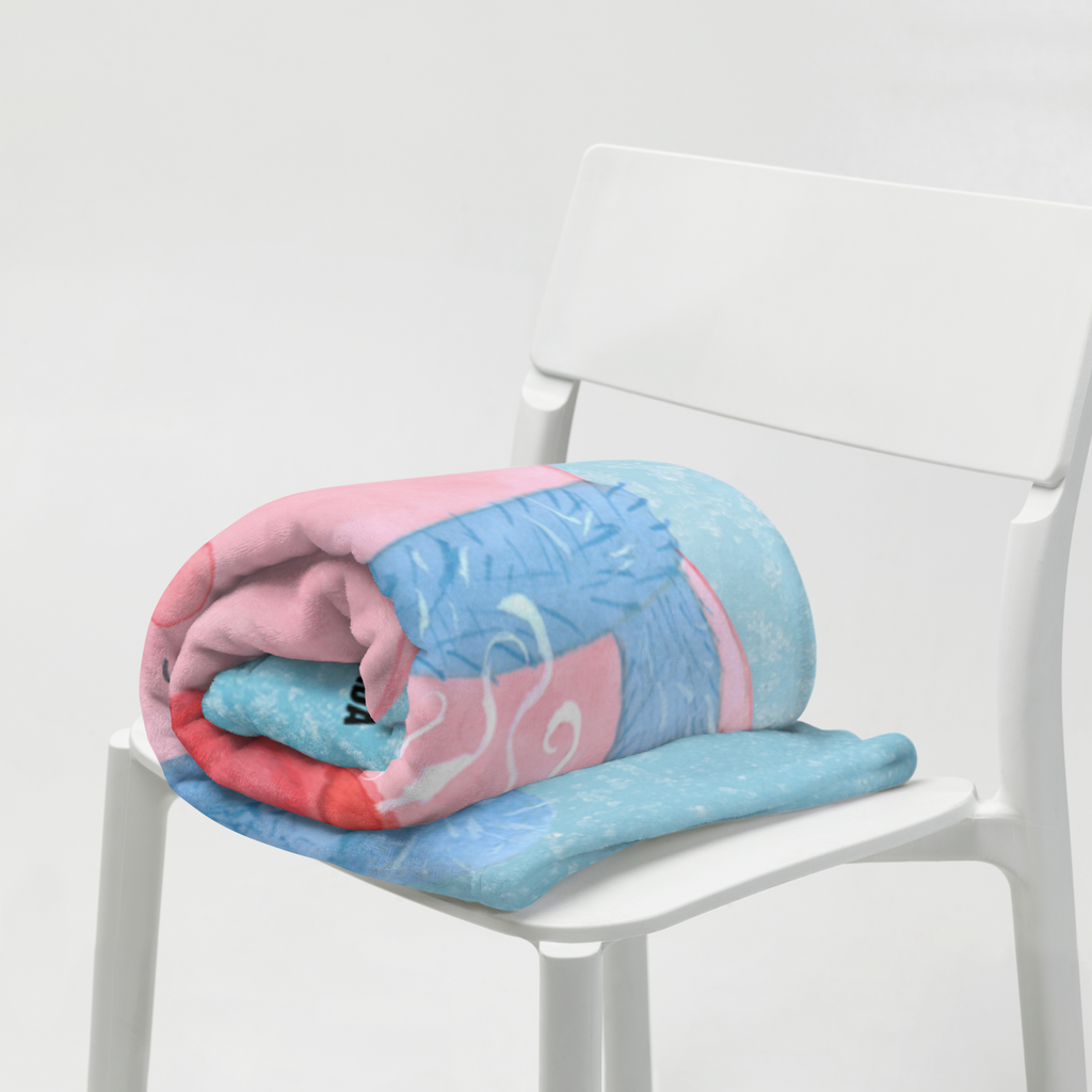 Kuscheldecke Lallelndes Glühschwein Decke, Wohndecke, Tagesdecke, Wolldecke, Sofadecke, Winter, Weihnachten, Weihnachtsdeko, Nikolaus, Advent, Heiligabend, Wintermotiv, Glühwein, Betrunken, Weihnachtsmarkt, Spruch