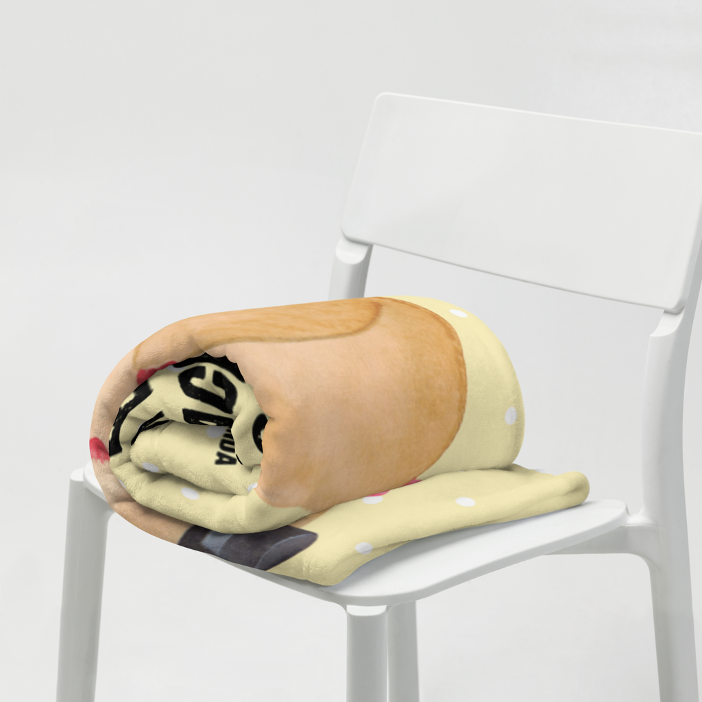 Kuscheldecke Hamster mit Hut Decke, Wohndecke, Tagesdecke, Wolldecke, Sofadecke, Tiermotive, Gute Laune, lustige Sprüche, Tiere, Hamster, Hut, Magier, Zylinder, Zwerghamster, Zauberer, Houdini