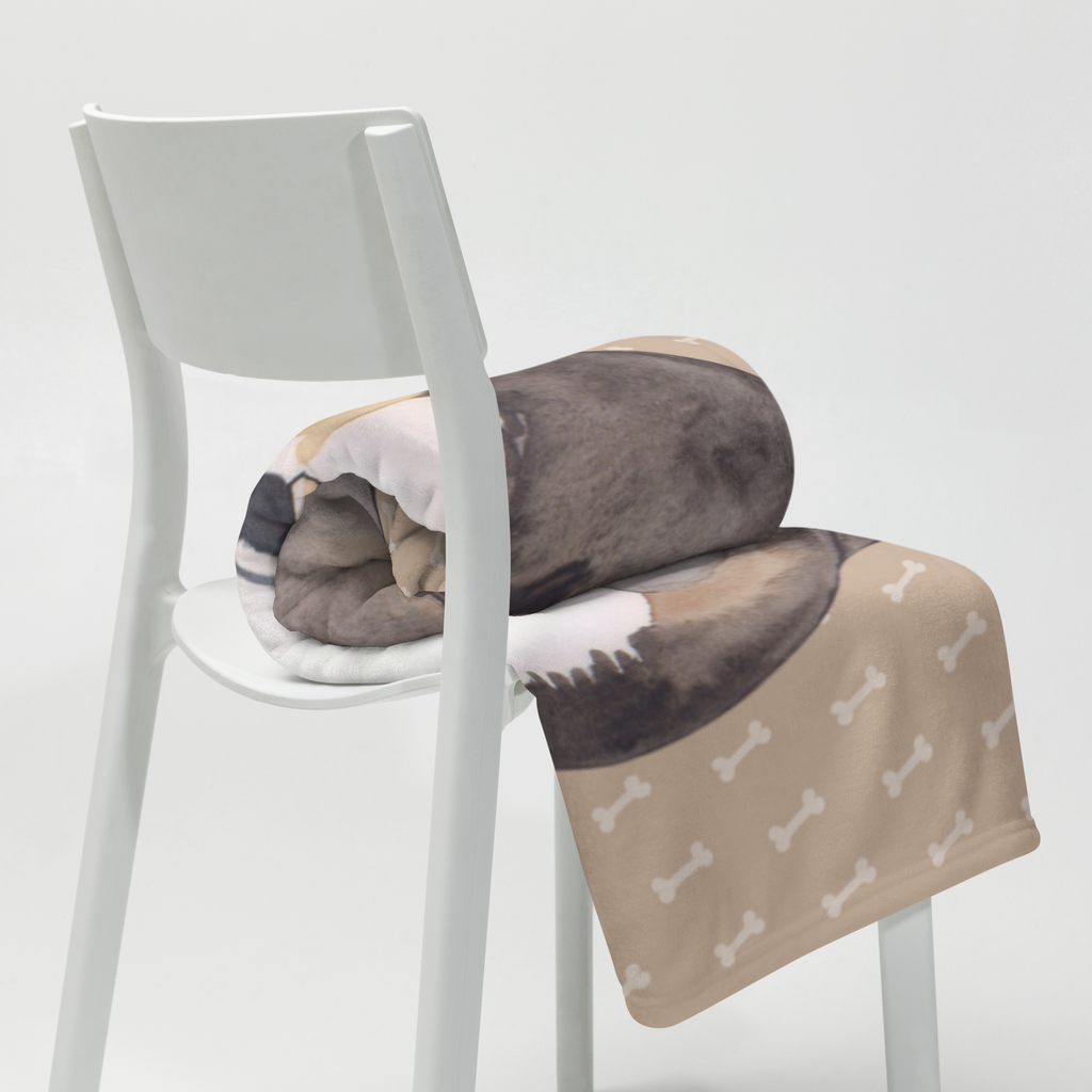 Kuscheldecke Hund entspannt Decke, Wohndecke, Tagesdecke, Wolldecke, Sofadecke, Hund, Hundemotiv, Haustier, Hunderasse, Tierliebhaber, Hundebesitzer, Sprüche, schwarzer Hund, Hundeliebe, Liebe, Hundeglück