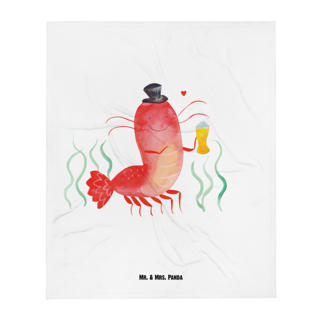 Kuscheldecke Hummer mit Weizen Decke, Wohndecke, Tagesdecke, Wolldecke, Sofadecke, Meerestiere, Meer, Urlaub, Garnele, Garnelen, Bier, Kochen, Männerhaushalt, Junggeselle, Junggesellin, Bierliebhaber, Kneipe, Gasthaus, Wirtschaft