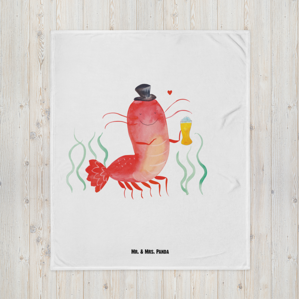 Kuscheldecke Hummer mit Weizen Decke, Wohndecke, Tagesdecke, Wolldecke, Sofadecke, Meerestiere, Meer, Urlaub, Garnele, Garnelen, Bier, Kochen, Männerhaushalt, Junggeselle, Junggesellin, Bierliebhaber, Kneipe, Gasthaus, Wirtschaft