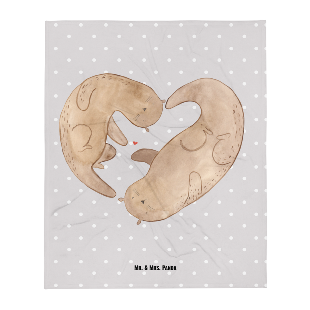 Kuscheldecke Otter Herz Decke, Wohndecke, Tagesdecke, Wolldecke, Sofadecke, Otter, Fischotter, Seeotter, Liebe, Herz, Liebesbeweis, Liebesgeschenk, Bessere Hälfte, Love you, Jahrestag, Hochzeitstag, Verlobung, gemeinsames Leben