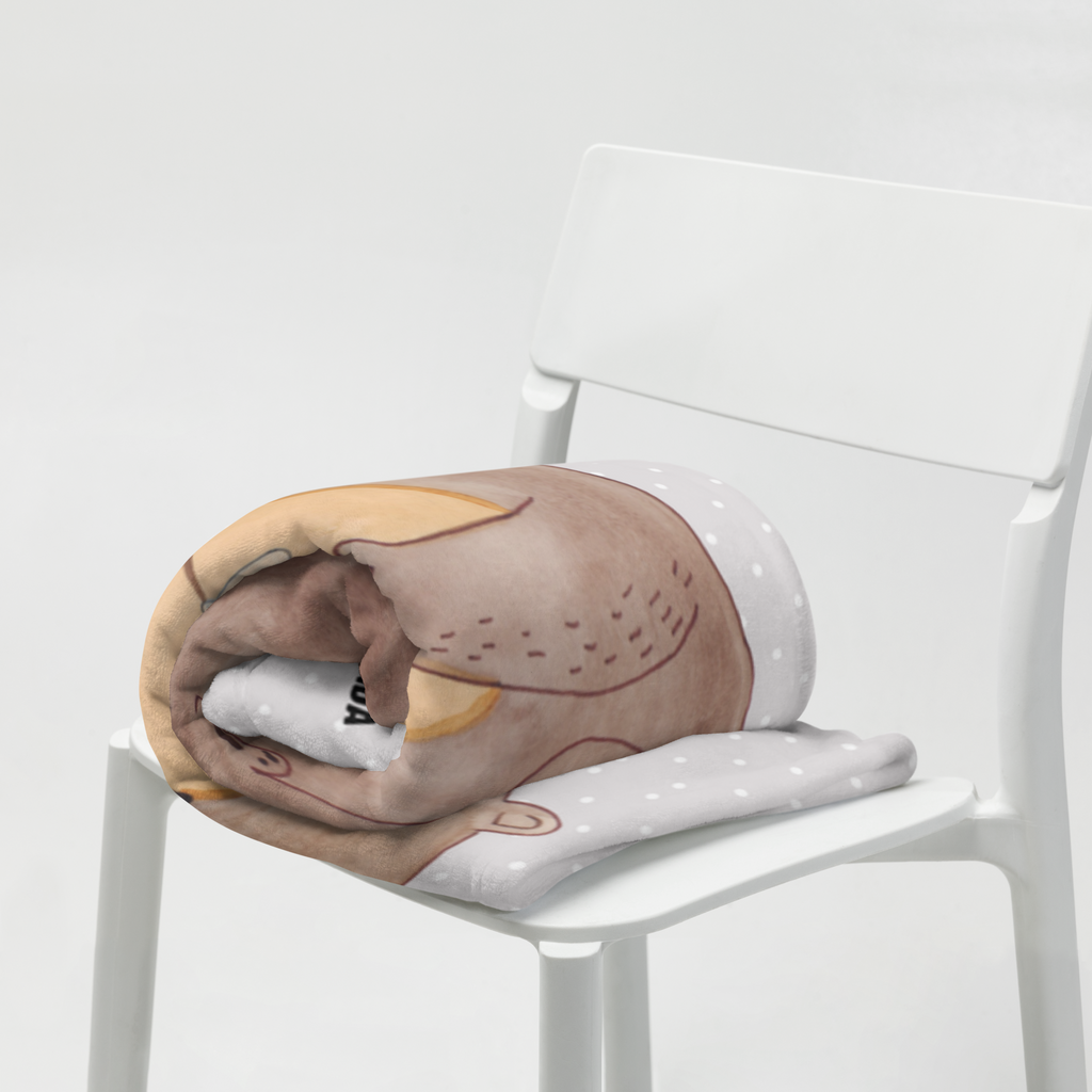 Kuscheldecke Otter mit Muschelmedaillon Decke, Wohndecke, Tagesdecke, Wolldecke, Sofadecke, Otter, Fischotter, Seeotter, Otterliebe, grübeln, träumen, Motivation, Tagträumen, Büro