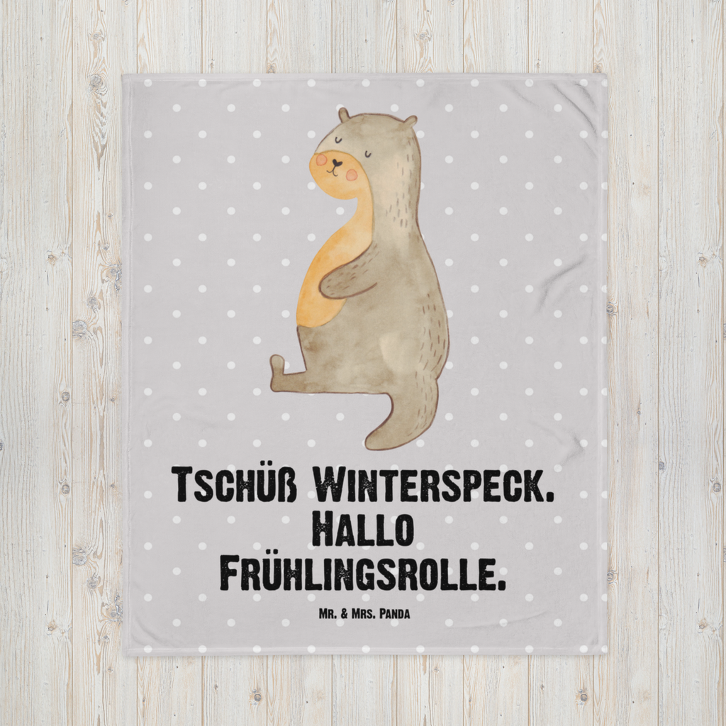 Kuscheldecke Otter Bauch Decke, Wohndecke, Tagesdecke, Wolldecke, Sofadecke, Otter, Fischotter, Seeotter, Otter Seeotter See Otter