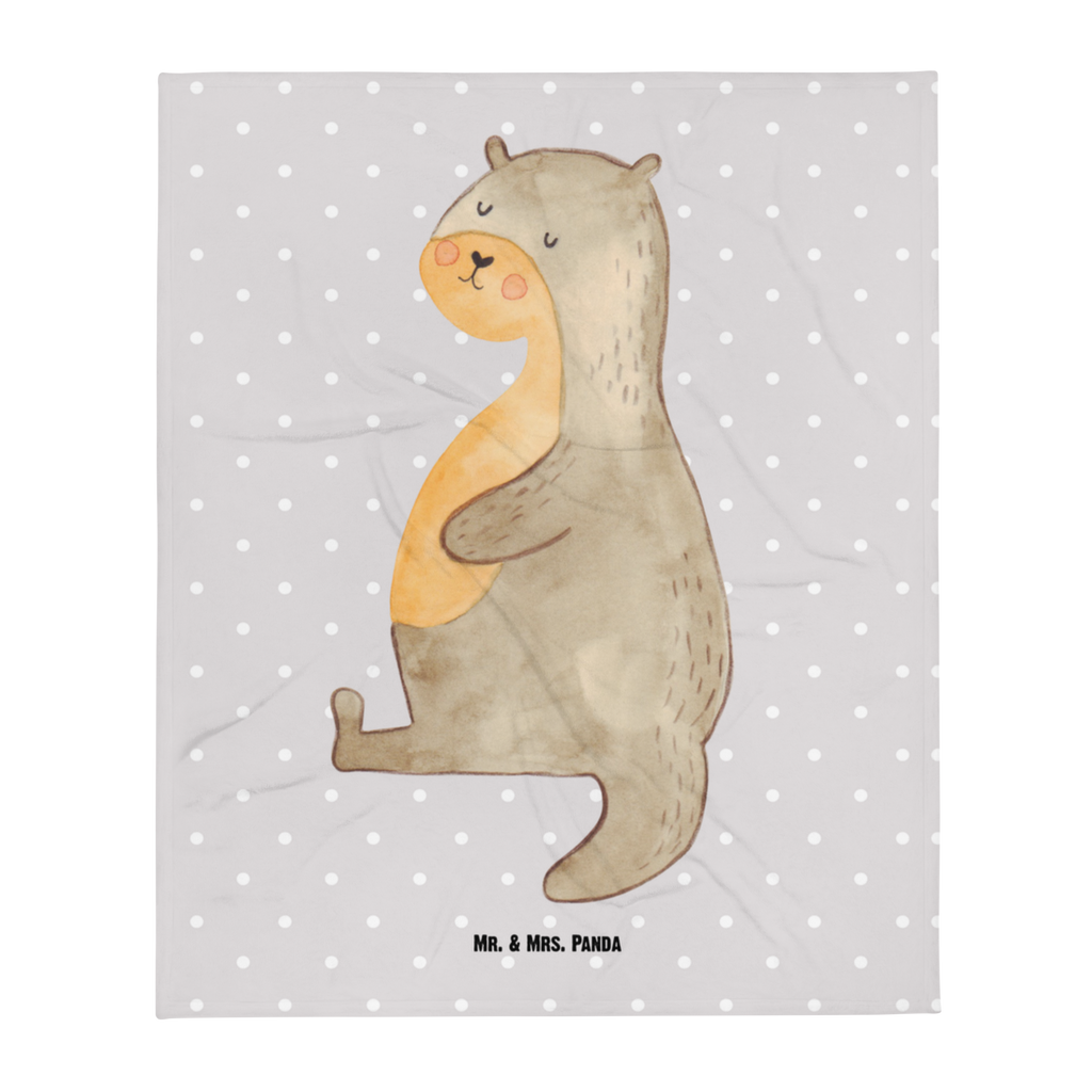 Kuscheldecke Otter Bauch Decke, Wohndecke, Tagesdecke, Wolldecke, Sofadecke, Otter, Fischotter, Seeotter, Otter Seeotter See Otter