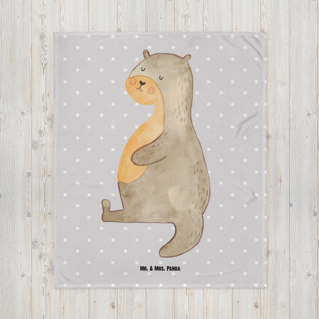 Kuscheldecke Otter Bauch Decke, Wohndecke, Tagesdecke, Wolldecke, Sofadecke, Otter, Fischotter, Seeotter, Otter Seeotter See Otter