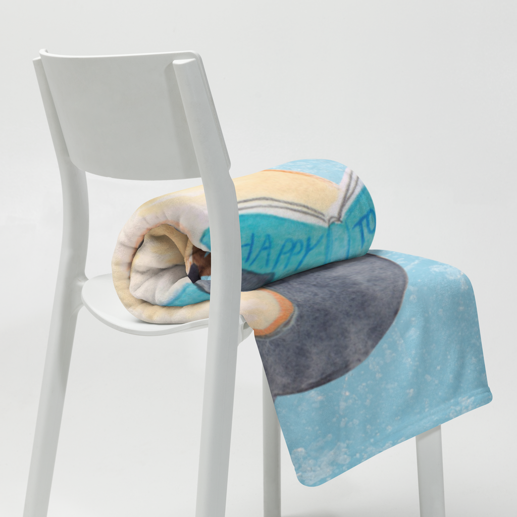 Kuscheldecke Pinguin Buch Decke, Wohndecke, Tagesdecke, Wolldecke, Sofadecke, Pinguin, Pinguine, Buch, Lesen, Bücherwurm, Nichtstun, Faulenzen, Ferien, Urlaub, Freizeit