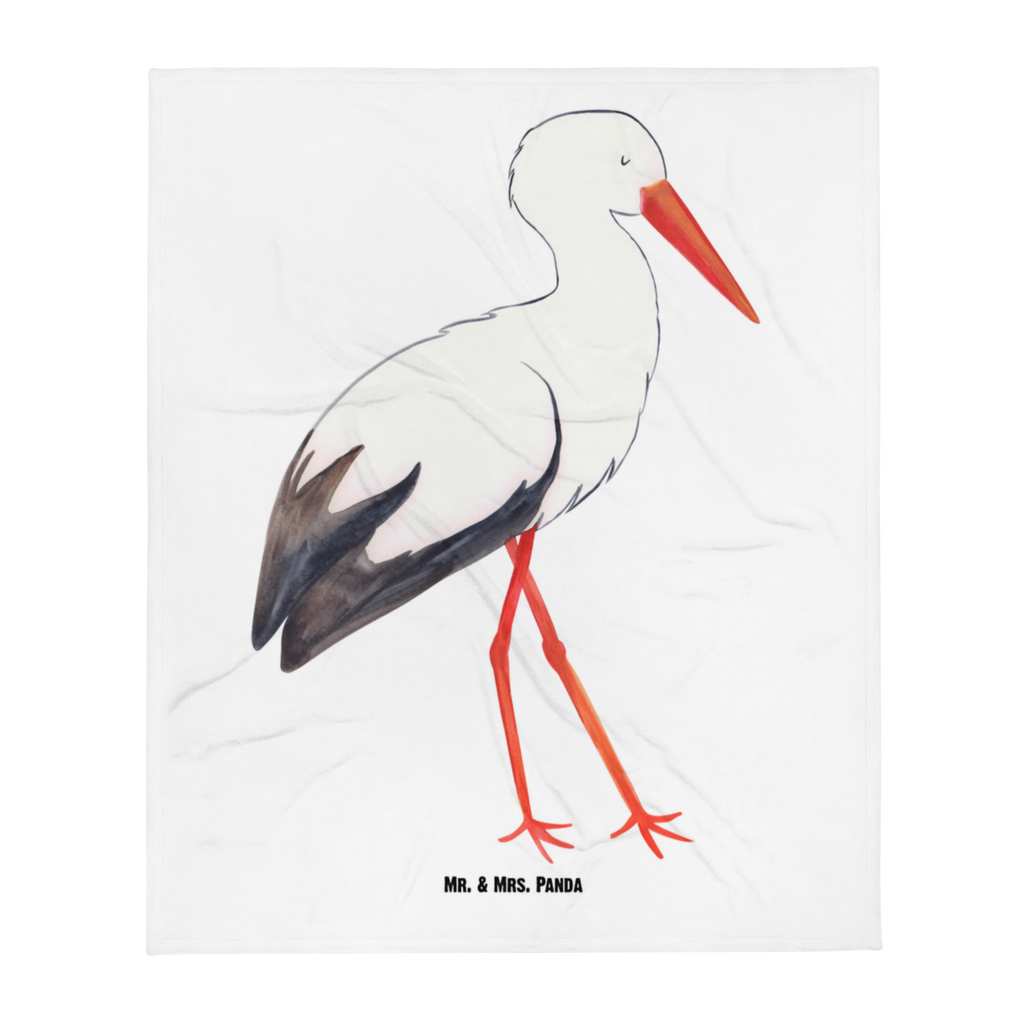 Kuscheldecke Storch Storch, Störche, Schwangerschaft, Geburt, Mutter, Mütter, Mutter werden, Schwanger, Babybauch, Baby	  Decke, Wohndecke, Tagesdecke, Wolldecke, Sofadecke  süße Tiermotive, gute Laune, lustige Sprüche, Tiere