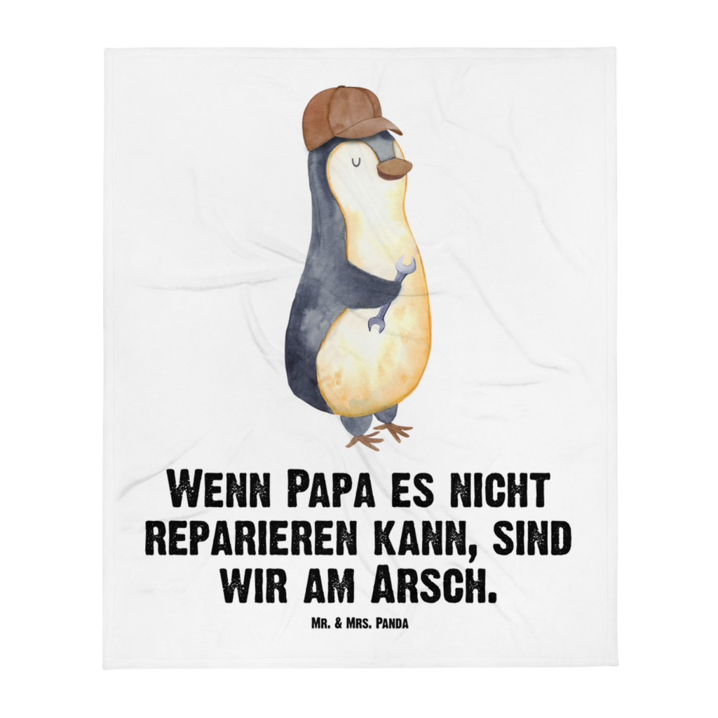 Kuscheldecke Wenn Papa es nicht reparieren kann, sind wir am Arsch Decke, Wohndecke, Tagesdecke, Wolldecke, Sofadecke, Familie, Vatertag, Muttertag, Bruder, Schwester, Mama, Papa, Oma, Opa, Vater, Geschenk Papa, Bester Papa der Welt