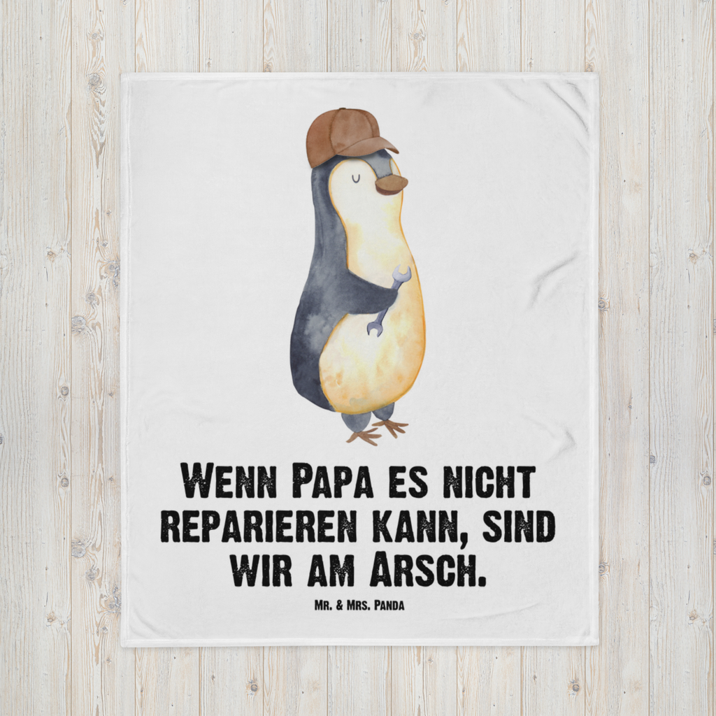 Kuscheldecke Wenn Papa es nicht reparieren kann, sind wir am Arsch Decke, Wohndecke, Tagesdecke, Wolldecke, Sofadecke, Familie, Vatertag, Muttertag, Bruder, Schwester, Mama, Papa, Oma, Opa, Vater, Geschenk Papa, Bester Papa der Welt