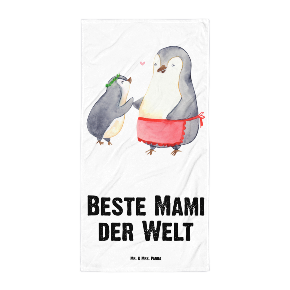 XL Badehandtuch Pinguin Beste Mami der Welt Handtuch, Badetuch, Duschtuch, Strandtuch, Saunatuch, für, Dankeschön, Geschenk, Schenken, Geburtstag, Geburtstagsgeschenk, Geschenkidee, Danke, Bedanken, Mitbringsel, Freude machen, Geschenktipp, Mama, Mami, Mutter, Muttertag, Mutti, Ma, Tochter, Sohn, Beste Mama, Beste, Supermama