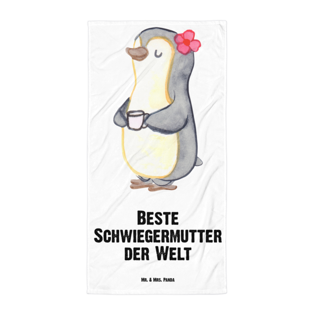 XL Badehandtuch Pinguin Beste Schwiegermutter der Welt Handtuch, Badetuch, Duschtuch, Strandtuch, Saunatuch, für, Dankeschön, Geschenk, Schenken, Geburtstag, Geburtstagsgeschenk, Geschenkidee, Danke, Bedanken, Mitbringsel, Freude machen, Geschenktipp, Schwiegermutter, Schwiegermama, Schwiegereltern, Mama, Mutter, Mutter des Ehepartners, angeheiratet