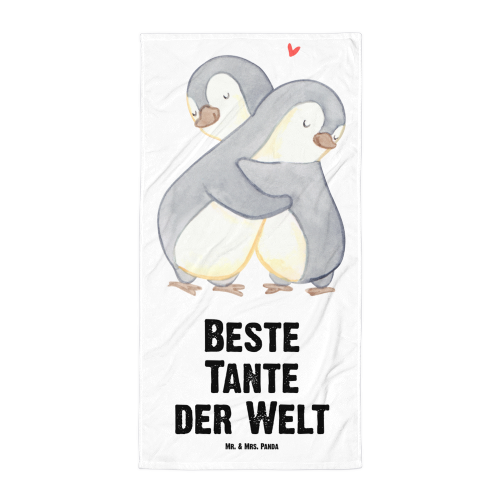 XL Badehandtuch Pinguin Beste Tante der Welt Handtuch, Badetuch, Duschtuch, Strandtuch, Saunatuch, für, Dankeschön, Geschenk, Schenken, Geburtstag, Geburtstagsgeschenk, Geschenkidee, Danke, Bedanken, Mitbringsel, Freude machen, Geschenktipp, Tante, Patentante, Paten Tante, Lieblingstante, Taufpartner, Taufe, Familie, Kleinigkeit, Nichte, Neffe