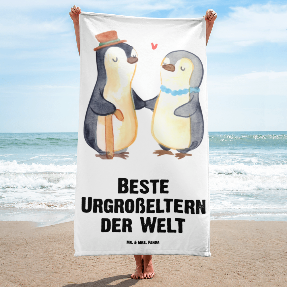 XL Badehandtuch Pinguin Beste Urgroßeltern der Welt Handtuch, Badetuch, Duschtuch, Strandtuch, Saunatuch, für, Dankeschön, Geschenk, Schenken, Geburtstag, Geburtstagsgeschenk, Geschenkidee, Danke, Bedanken, Mitbringsel, Freude machen, Geschenktipp, Urgroßeltern, Urgrosseltern, Uhrgroßeltern, Uhroma, Uhropa, Uropa, Ur, Uroma, Großeltern, Großmutter, Großvater, Opa, Omi, Oma, Opi. Großpapa, Großmama, Enkel, Enkelin, Enkelkind, Kleinigkeit, Omma, Ommi, Oppa, Oppi, Bester