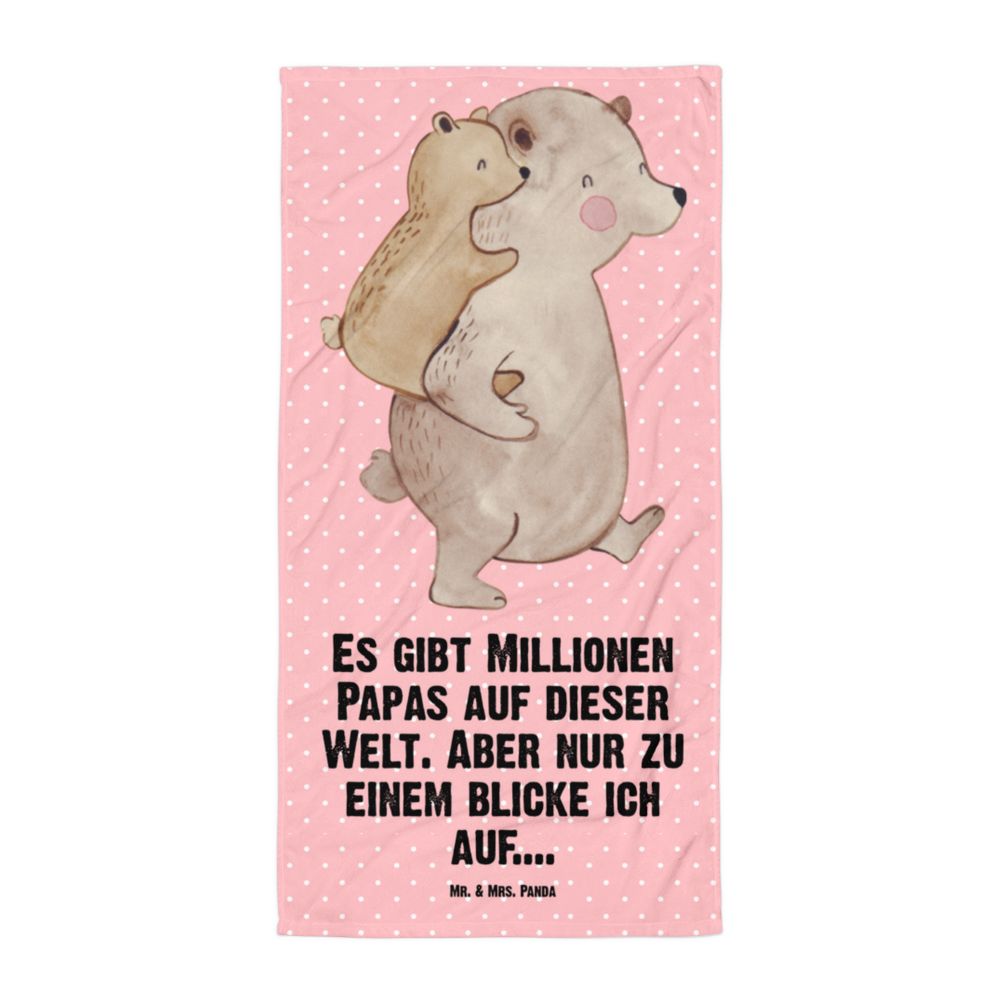 XL Badehandtuch Papa Bär Handtuch, Badetuch, Duschtuch, Strandtuch, Saunatuch, Familie, Vatertag, Muttertag, Bruder, Schwester, Mama, Papa, Oma, Opa, Geschenk, Vater, Papi, Vati, Onkel, Geburtstag