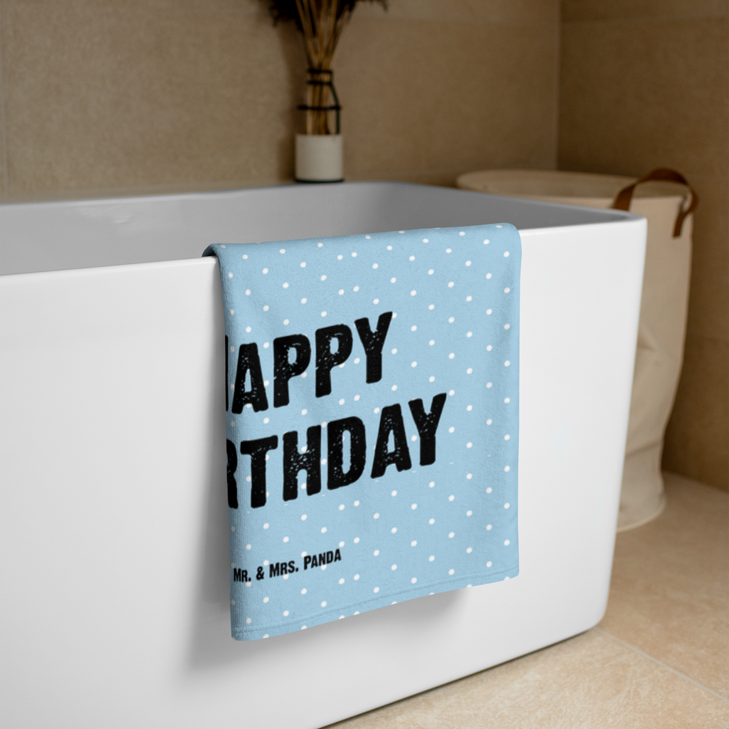 XL Badehandtuch Birthday Bär Handtuch, Badetuch, Duschtuch, Strandtuch, Saunatuch, Bär, Teddy, Teddybär, Happy Birthday, Alles Gute, Glückwunsch, Geburtstag