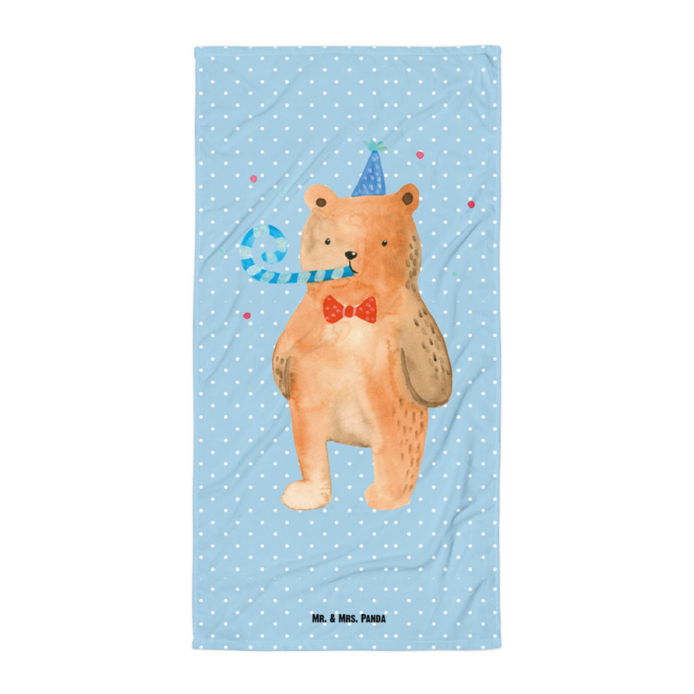 XL Badehandtuch Birthday Bär Handtuch, Badetuch, Duschtuch, Strandtuch, Saunatuch, Bär, Teddy, Teddybär, Happy Birthday, Alles Gute, Glückwunsch, Geburtstag