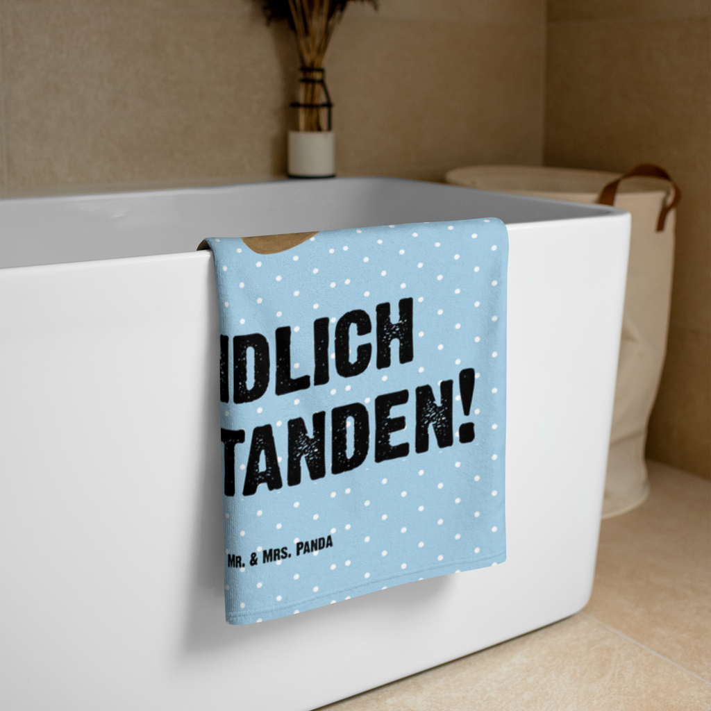 XL Badehandtuch Prüfungsbär Handtuch, Badetuch, Duschtuch, Strandtuch, Saunatuch, Bär, Teddy, Teddybär, Abitur, Prüfungen, Prüfung bestanden, Abschluss, Zeugnis, Abschlusszeugnis