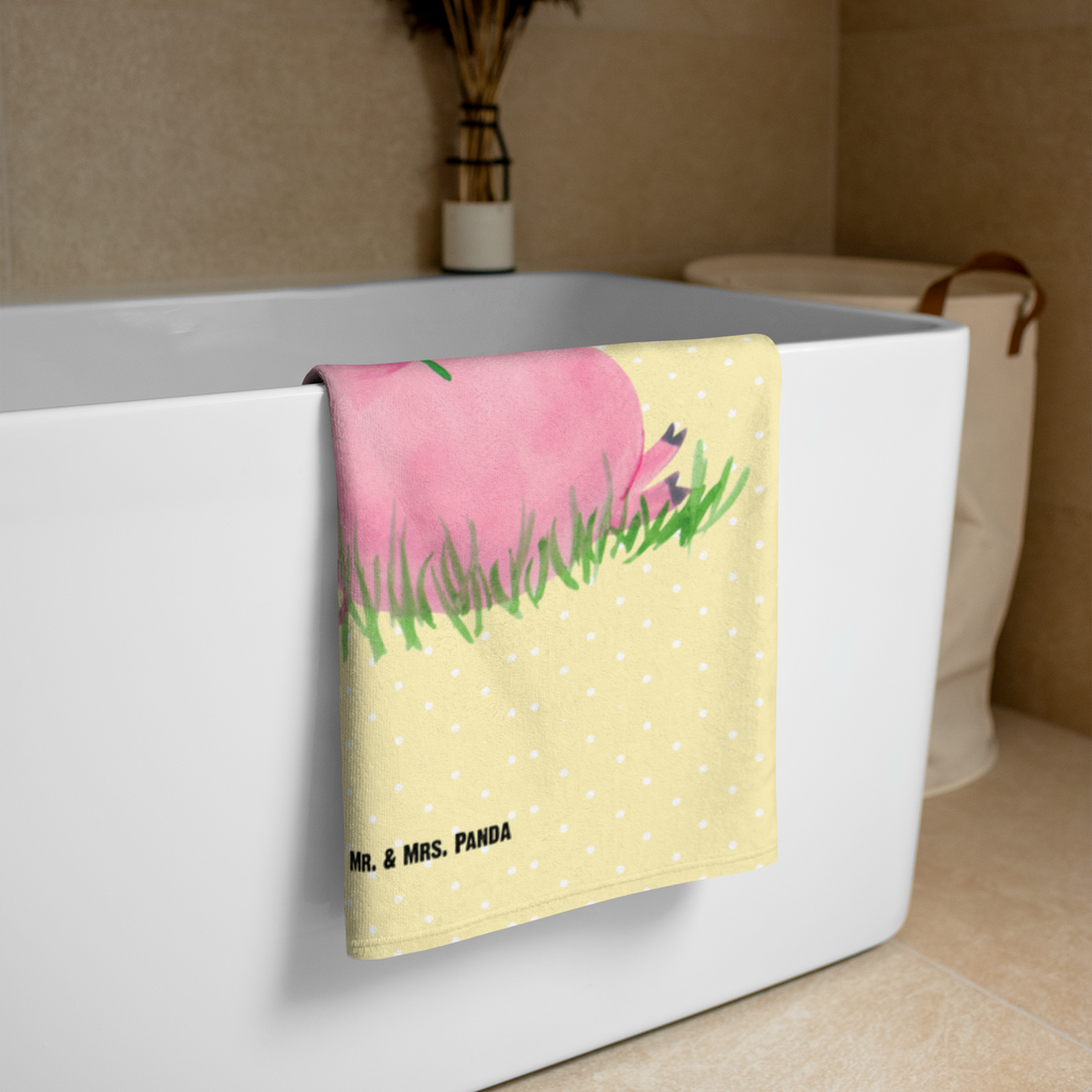 XL Badehandtuch Glücksschwein Handtuch, Badetuch, Duschtuch, Strandtuch, Saunatuch, Tiermotive, Gute Laune, lustige Sprüche, Tiere, Glücksschwein. Glück, Schwein, Schweinchen, Sterne, Sernchen, Ziele, Träume, Motivation, Glücksbringer