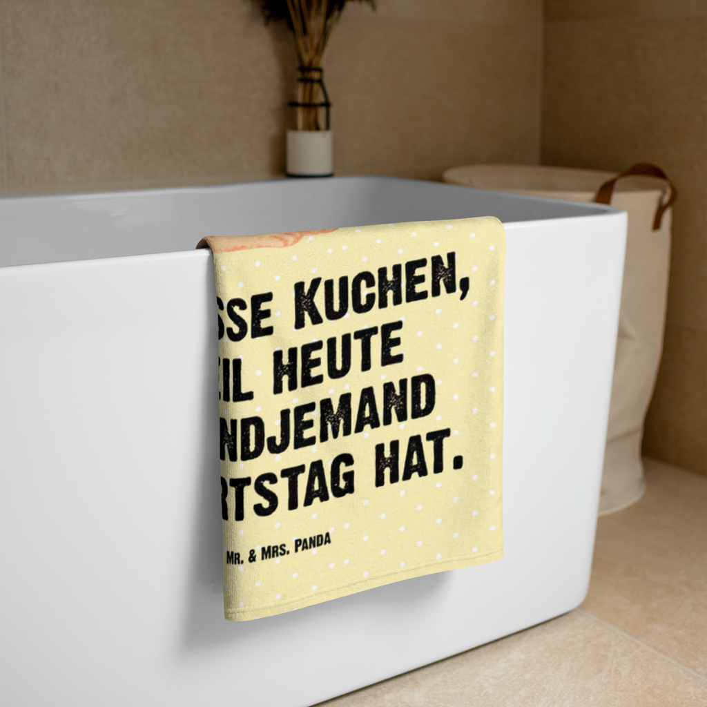 XL Badehandtuch Igel mit Kuchenstück Handtuch, Badetuch, Duschtuch, Strandtuch, Saunatuch, Tiermotive, Gute Laune, lustige Sprüche, Tiere, Igel, Essen Spruch, Kuchen, Backen Geschenk, Kuchen backen, Einladung Party, Geburtstagskuchen, Torte