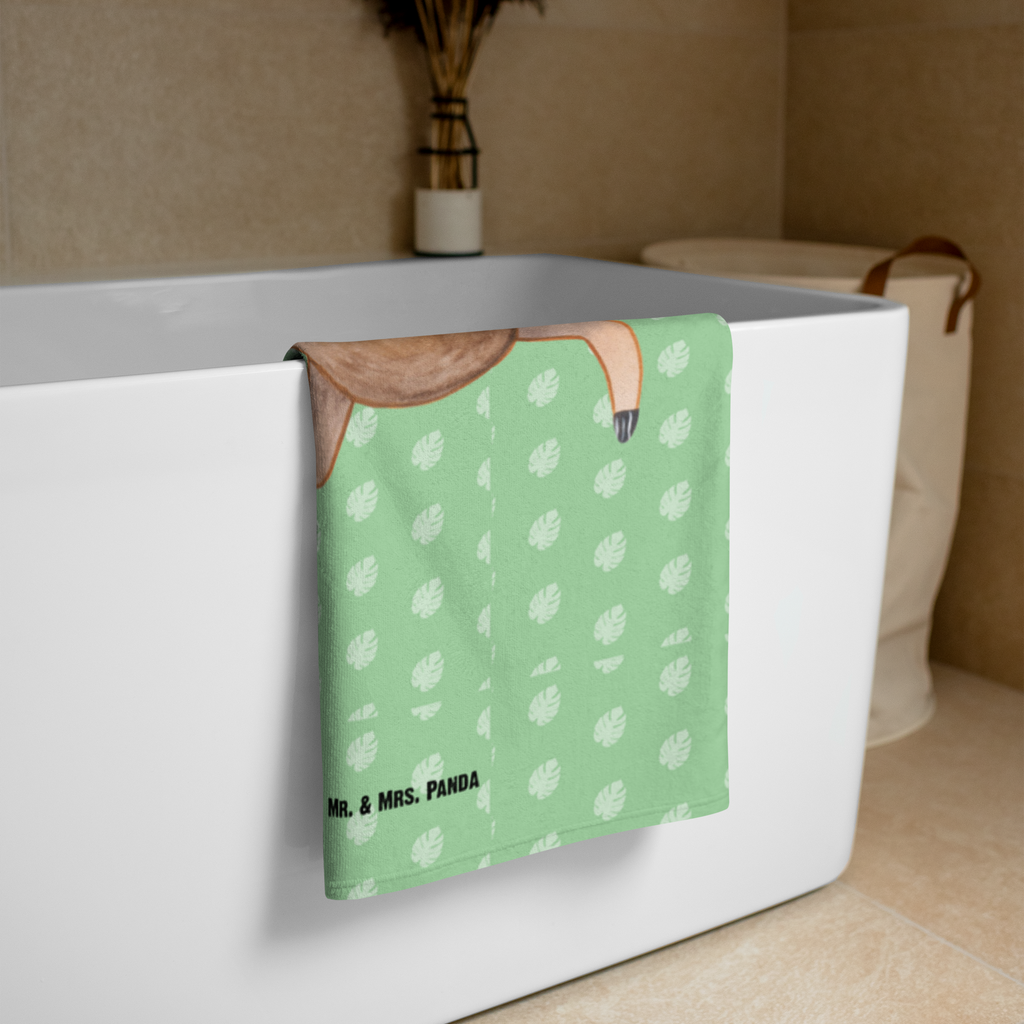 XL Badehandtuch Faultier  Yoga Handtuch, Badetuch, Duschtuch, Strandtuch, Saunatuch, Faultier, Faultier Geschenk, Faultier Deko, Faultiere, faul, Lieblingstier, Yoga, Namaste, Krieger, Yogaübungen, Meditation, Atmung, Gelassenheit, Entspannung