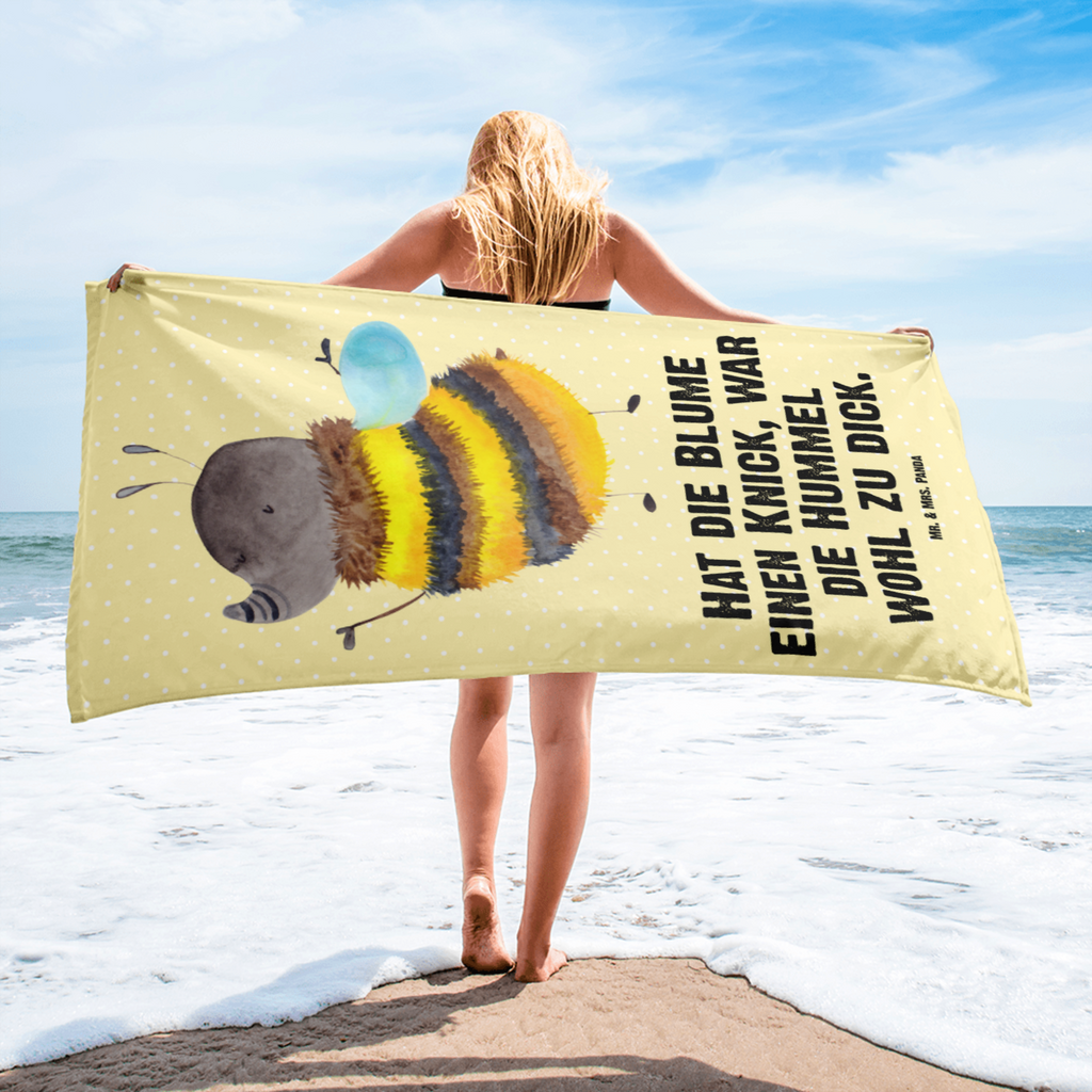 XL Badehandtuch Hummel flauschig Handtuch, Badetuch, Duschtuch, Strandtuch, Saunatuch, Tiermotive, Gute Laune, lustige Sprüche, Tiere, Hummel, Flauschig, Biene, Blume, Natur