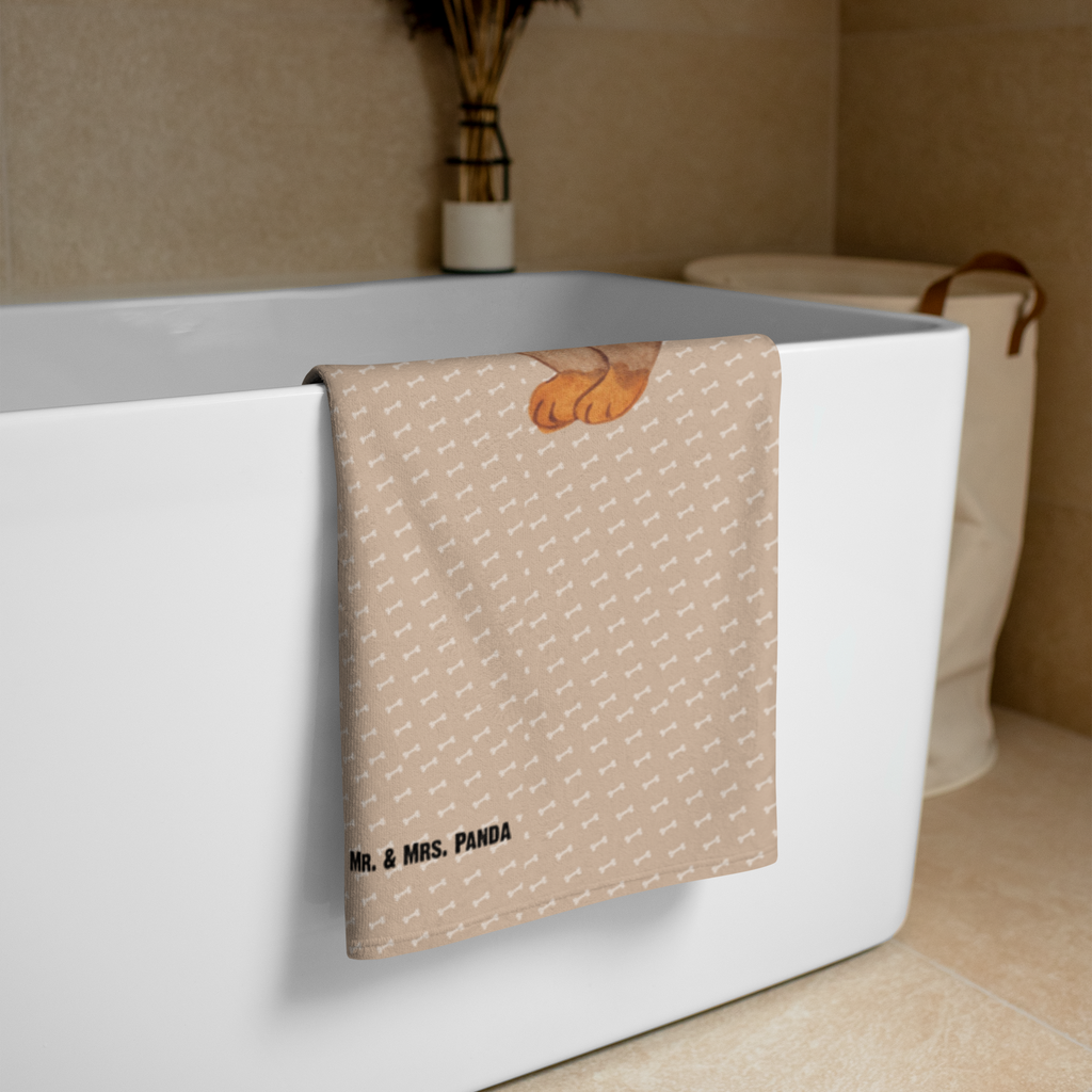 XL Badehandtuch Hund Dackel fröhlich Handtuch, Badetuch, Duschtuch, Strandtuch, Saunatuch, Hund, Hundemotiv, Haustier, Hunderasse, Tierliebhaber, Hundebesitzer, Sprüche, Hunde, Dackel, Dachshund, happy dog