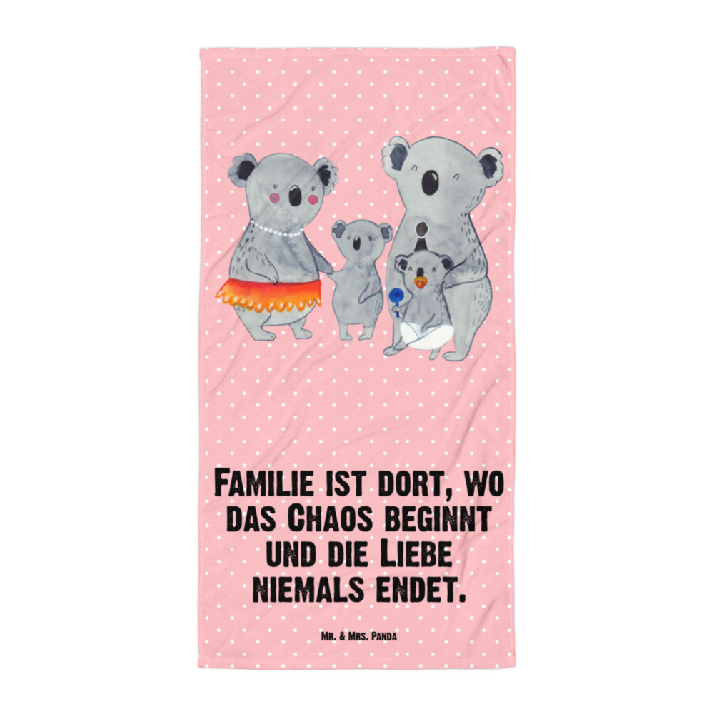 XL Badehandtuch Koala Familie Handtuch, Badetuch, Duschtuch, Strandtuch, Saunatuch, Familie, Vatertag, Muttertag, Bruder, Schwester, Mama, Papa, Oma, Opa, Koala, Koalas, Family, Kinder, Geschwister, Familienleben