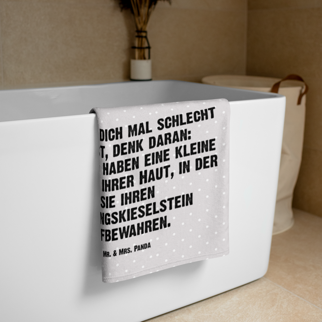 XL Badehandtuch Otter mit Stein Handtuch, Badetuch, Duschtuch, Strandtuch, Saunatuch, Otter, Fischotter, Seeotter, Otter Seeotter See Otter