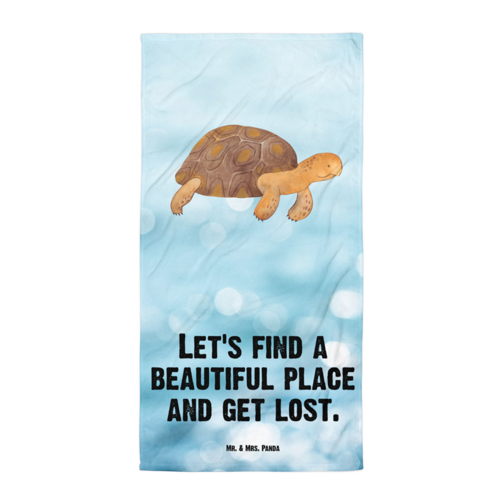 XL Badehandtuch Schildkröte marschiert Handtuch, Badetuch, Duschtuch, Strandtuch, Saunatuch, Meerestiere, Meer, Urlaub, Schildkröte, Schildkröten, get lost, Abenteuer, Reiselust, Inspiration, Neustart, Motivation, Lieblingsmensch