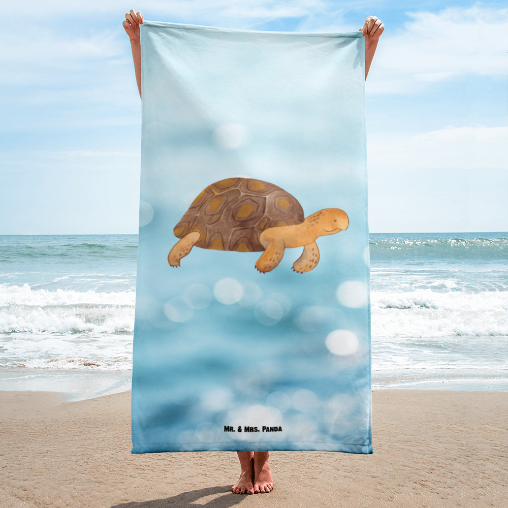 XL Badehandtuch Schildkröte marschiert Handtuch, Badetuch, Duschtuch, Strandtuch, Saunatuch, Meerestiere, Meer, Urlaub, Schildkröte, Schildkröten, get lost, Abenteuer, Reiselust, Inspiration, Neustart, Motivation, Lieblingsmensch