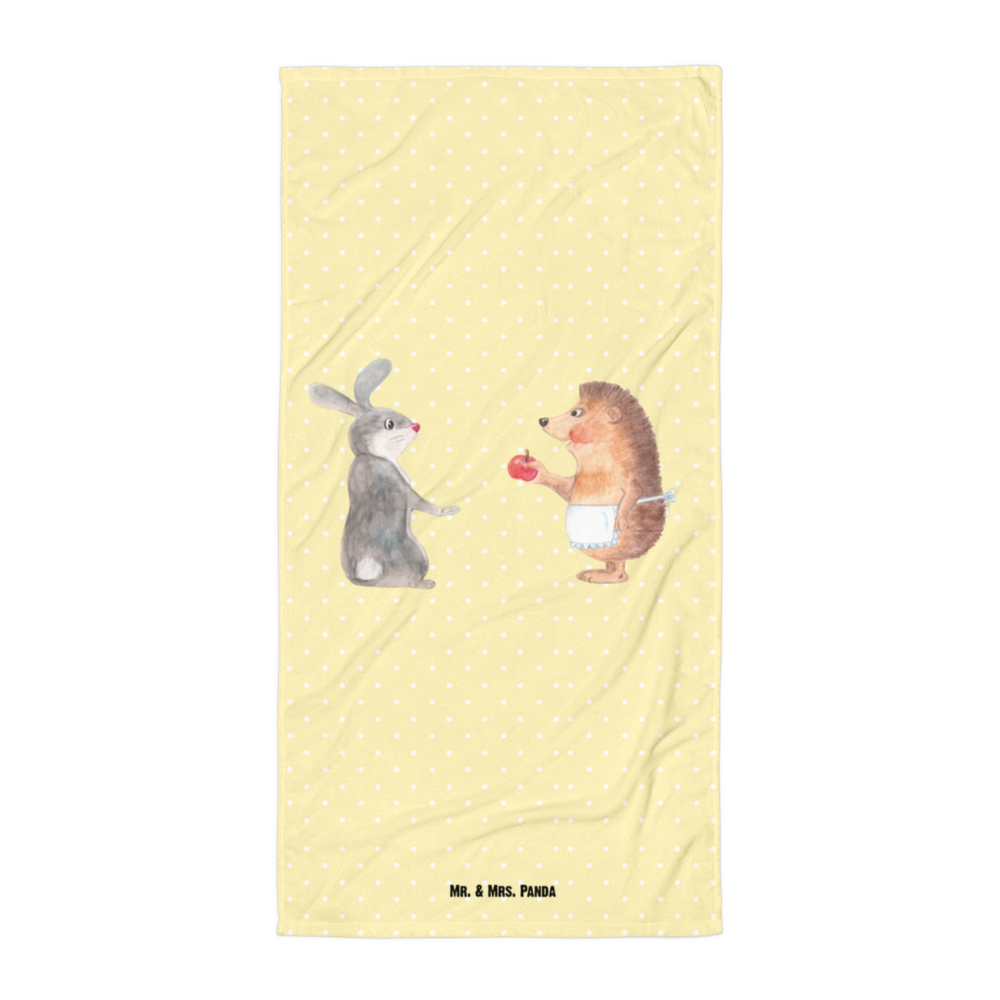 XL Badehandtuch Liebe ist nie ohne Schmerz Handtuch, Badetuch, Duschtuch, Strandtuch, Saunatuch, Tiermotive, Gute Laune, lustige Sprüche, Tiere, Igel und Hase, Igel, Hase, Liebe Spruch, Liebeskummer Geschenk, Herzschmerz, Trösten, Trennungsschmerz, Spruch romantisch