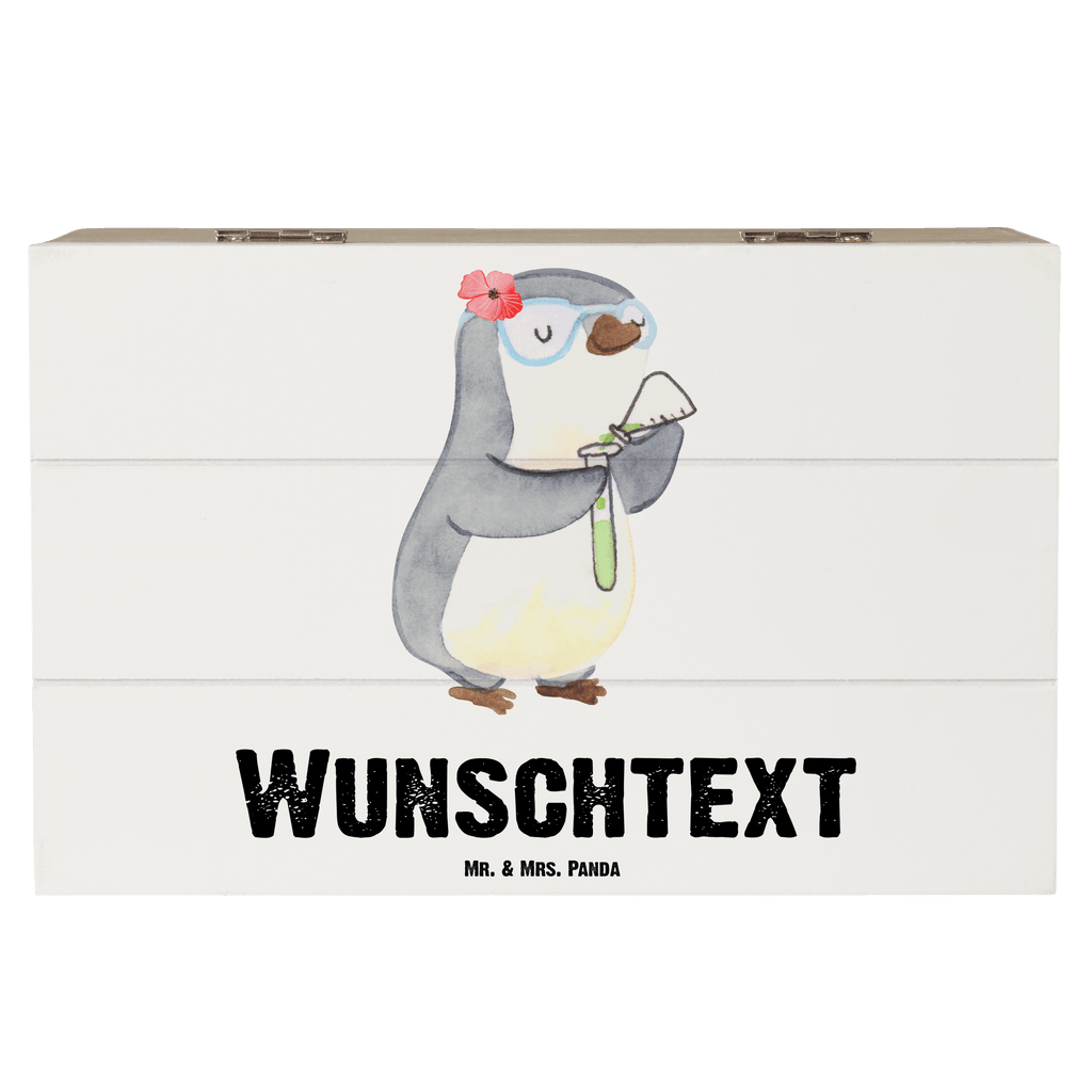 Personalisierte Holzkiste Chemikerin mit Herz Holzkiste mit Namen, Kiste mit Namen, Schatzkiste mit Namen, Truhe mit Namen, Schatulle mit Namen, Erinnerungsbox mit Namen, Erinnerungskiste, mit Namen, Dekokiste mit Namen, Aufbewahrungsbox mit Namen, Holzkiste Personalisiert, Kiste Personalisiert, Schatzkiste Personalisiert, Truhe Personalisiert, Schatulle Personalisiert, Erinnerungsbox Personalisiert, Erinnerungskiste Personalisiert, Dekokiste Personalisiert, Aufbewahrungsbox Personalisiert, Beruf, Ausbildung, Jubiläum, Abschied, Rente, Kollege, Kollegin, Geschenk, Schenken, Arbeitskollege, Mitarbeiter, Firma, Danke, Dankeschön, Chemikerin, Chemielaborantin, Naturwissenschaftlerin, Labor, Studium, Forschung, Wissenschaftlerin