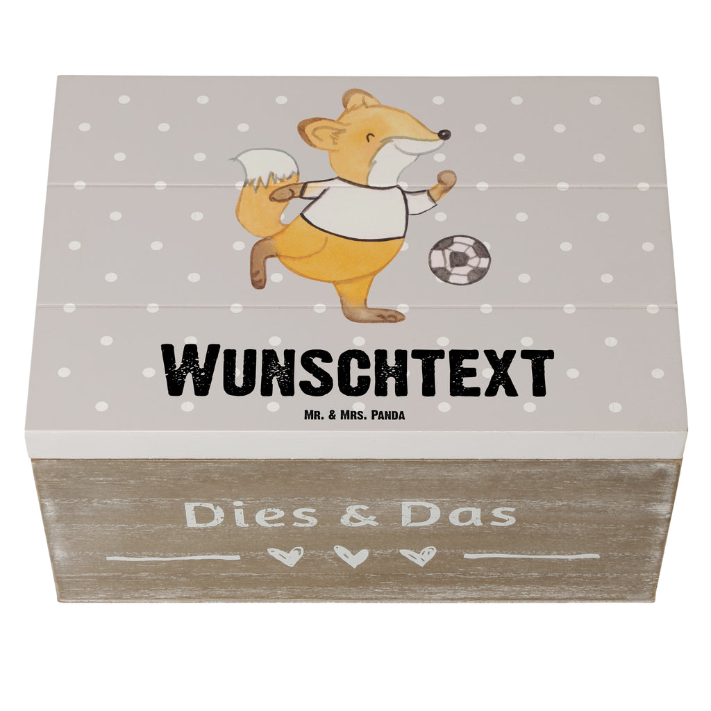 Personalisierte Holzkiste Fuchs Fußball spielen Tage Holzkiste mit Namen, Kiste mit Namen, Schatzkiste mit Namen, Truhe mit Namen, Schatulle mit Namen, Erinnerungsbox mit Namen, Erinnerungskiste, mit Namen, Dekokiste mit Namen, Aufbewahrungsbox mit Namen, Holzkiste Personalisiert, Kiste Personalisiert, Schatzkiste Personalisiert, Truhe Personalisiert, Schatulle Personalisiert, Erinnerungsbox Personalisiert, Erinnerungskiste Personalisiert, Dekokiste Personalisiert, Aufbewahrungsbox Personalisiert, Geschenk, Sport, Sportart, Hobby, Schenken, Danke, Dankeschön, Auszeichnung, Gewinn, Sportler, Fußball, Soccer, Fußballer, Bolzen, Bolzplatz, Fußballerin