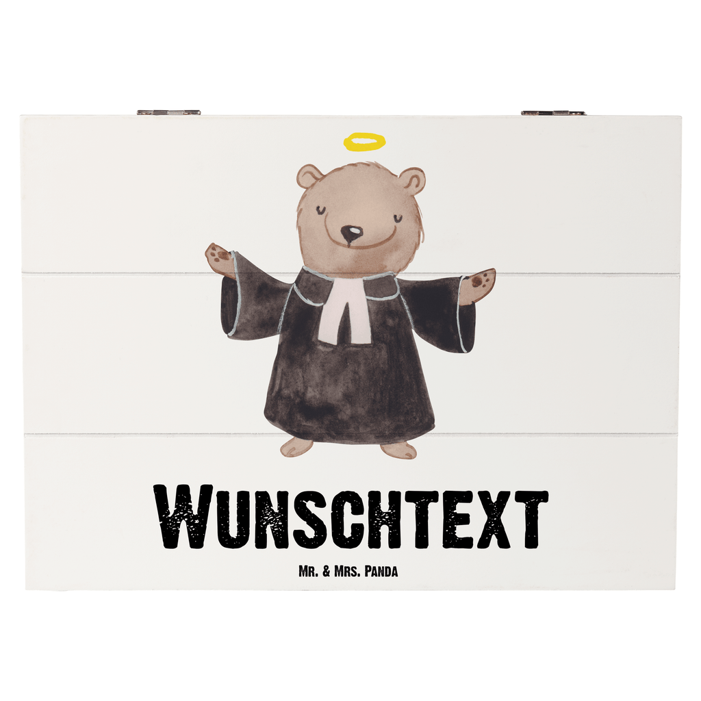 Personalisierte Holzkiste Pfarrer mit Herz Holzkiste mit Namen, Kiste mit Namen, Schatzkiste mit Namen, Truhe mit Namen, Schatulle mit Namen, Erinnerungsbox mit Namen, Erinnerungskiste, mit Namen, Dekokiste mit Namen, Aufbewahrungsbox mit Namen, Holzkiste Personalisiert, Kiste Personalisiert, Schatzkiste Personalisiert, Truhe Personalisiert, Schatulle Personalisiert, Erinnerungsbox Personalisiert, Erinnerungskiste Personalisiert, Dekokiste Personalisiert, Aufbewahrungsbox Personalisiert, Beruf, Ausbildung, Jubiläum, Abschied, Rente, Kollege, Kollegin, Geschenk, Schenken, Arbeitskollege, Mitarbeiter, Firma, Danke, Dankeschön, Pastor, Diener Gottes<br />Geistlicher, Pfarrer, Prediger<br />Priester, Theologe, Kirche