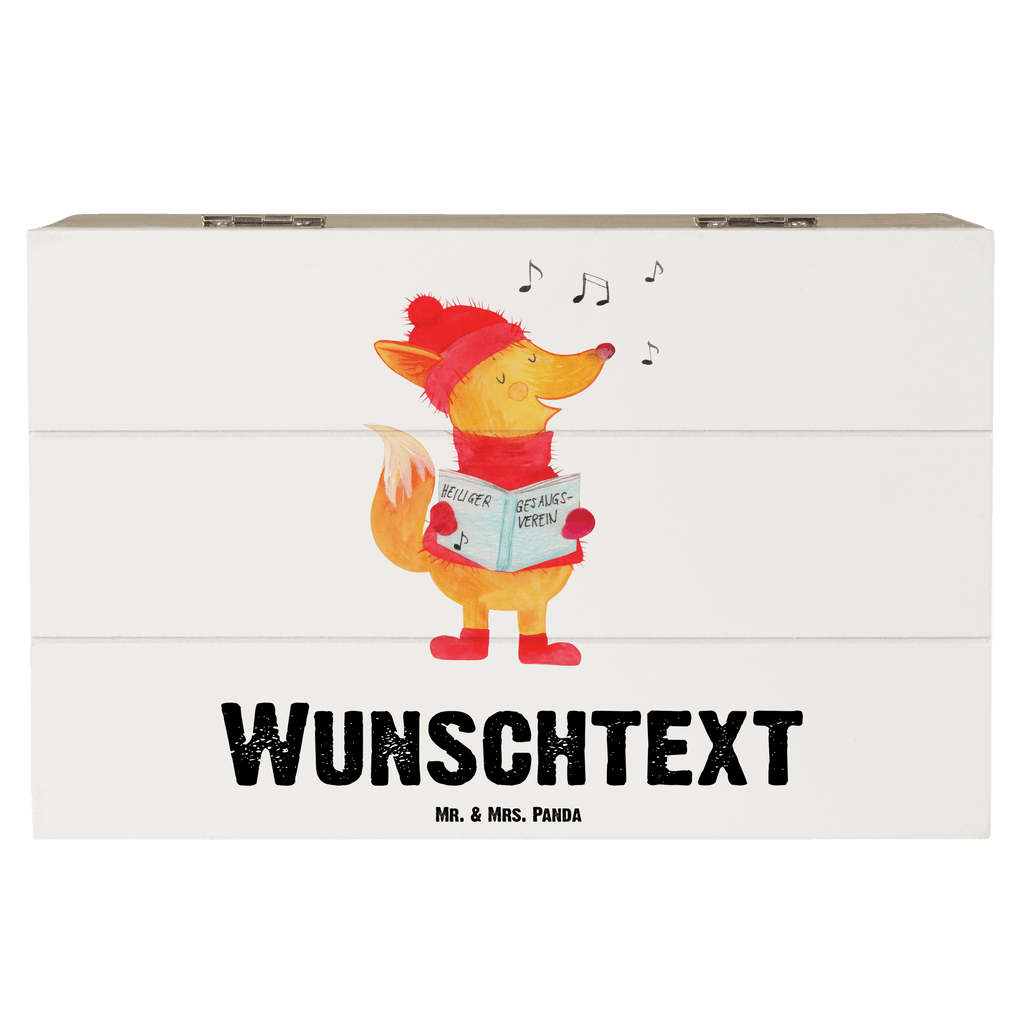 Personalisierte Holzkiste Fuchs Sänger Holzkiste mit Namen, Kiste mit Namen, Schatzkiste mit Namen, Truhe mit Namen, Schatulle mit Namen, Erinnerungsbox mit Namen, Erinnerungskiste, mit Namen, Dekokiste mit Namen, Aufbewahrungsbox mit Namen, Holzkiste Personalisiert, Kiste Personalisiert, Schatzkiste Personalisiert, Truhe Personalisiert, Schatulle Personalisiert, Erinnerungsbox Personalisiert, Erinnerungskiste Personalisiert, Dekokiste Personalisiert, Aufbewahrungsbox Personalisiert, Winter, Weihnachten, Weihnachtsdeko, Nikolaus, Advent, Heiligabend, Wintermotiv, Fuchs, Füchse, Sänger, Geschenk Sänger, Singen, Weihnachtslieder